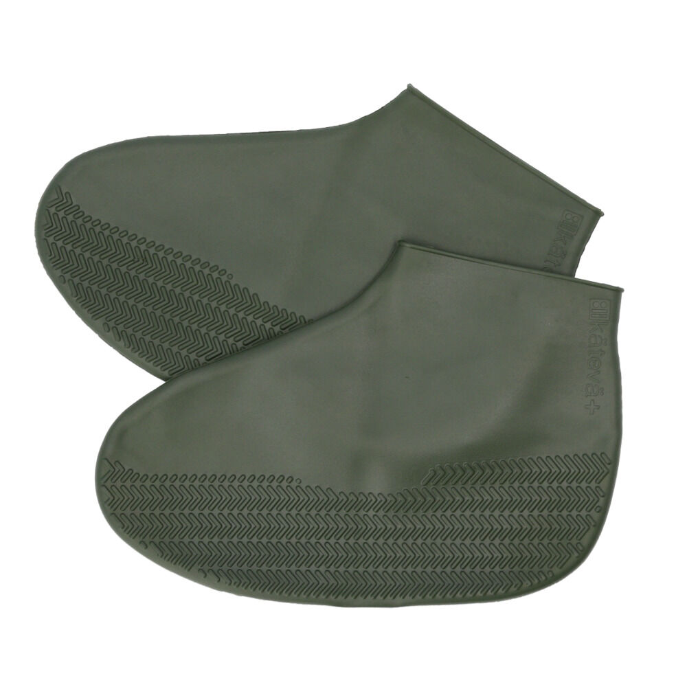 BACKYARD FAMILY「シューズカバー レイン 防水 通販 シリコン レインシューズカバー 履きやすい 滑りにくい」|レインシューズ|グリーン1