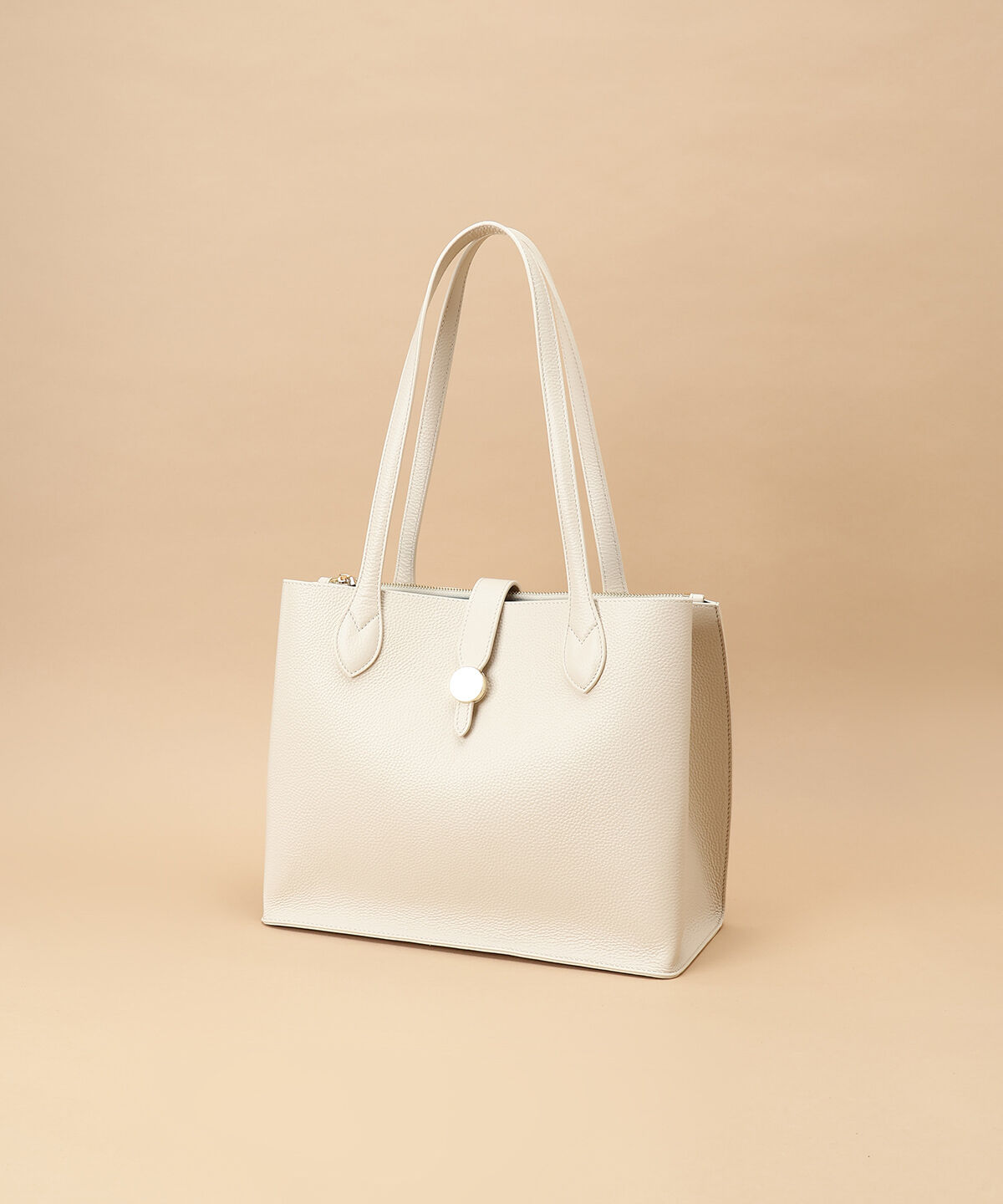 Samantha Thavasa「サークルモチーフスクエアレザートートバッグ 大サイズ」|トートバッグ|