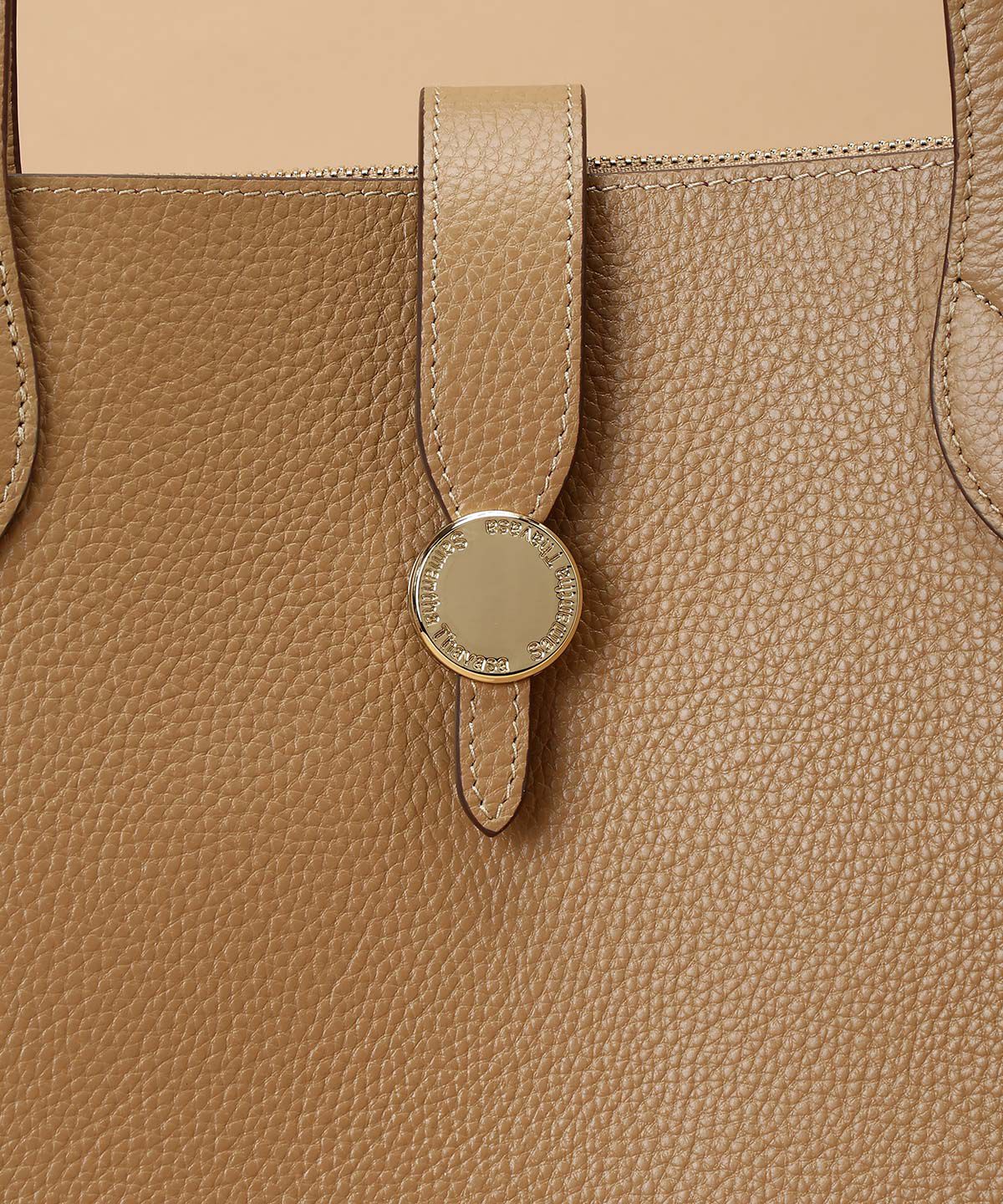 Samantha Thavasa「サークルモチーフスクエアレザートートバッグ 大サイズ」|トートバッグ|