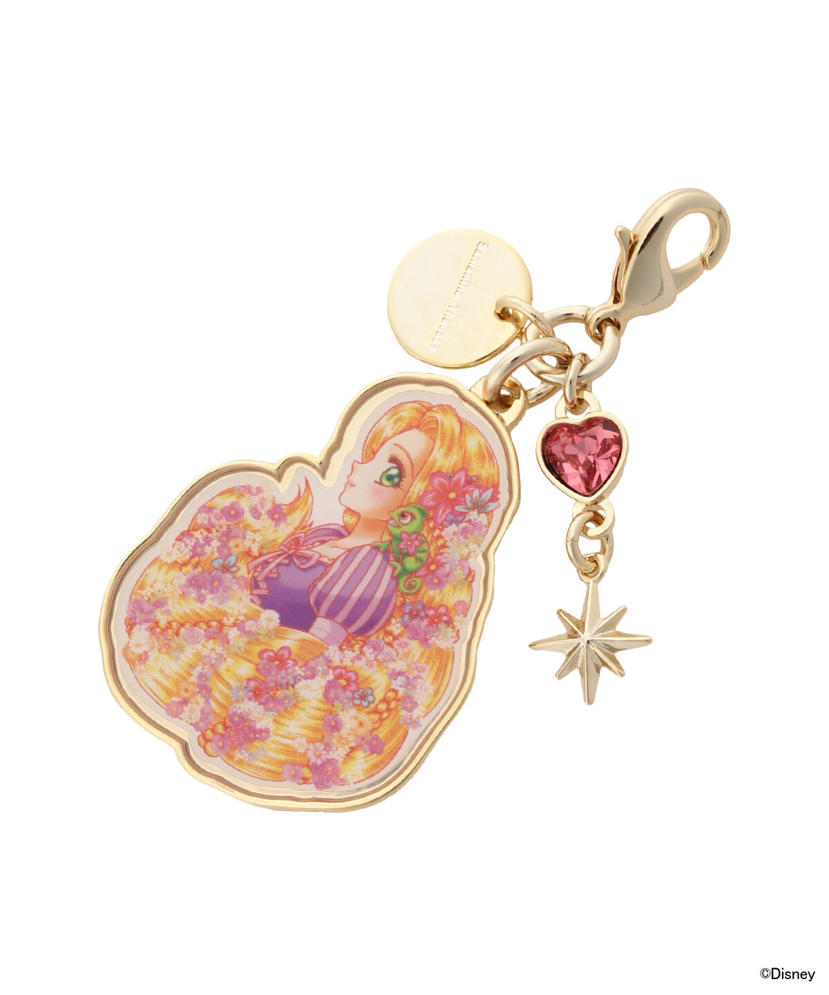 Samantha Thavasa「「RAPUNZEL ART COLLECTION BY SHOKO NAKAGAWA」ファスナーチャーム」|チャーム・キーホルダー|ゴールド