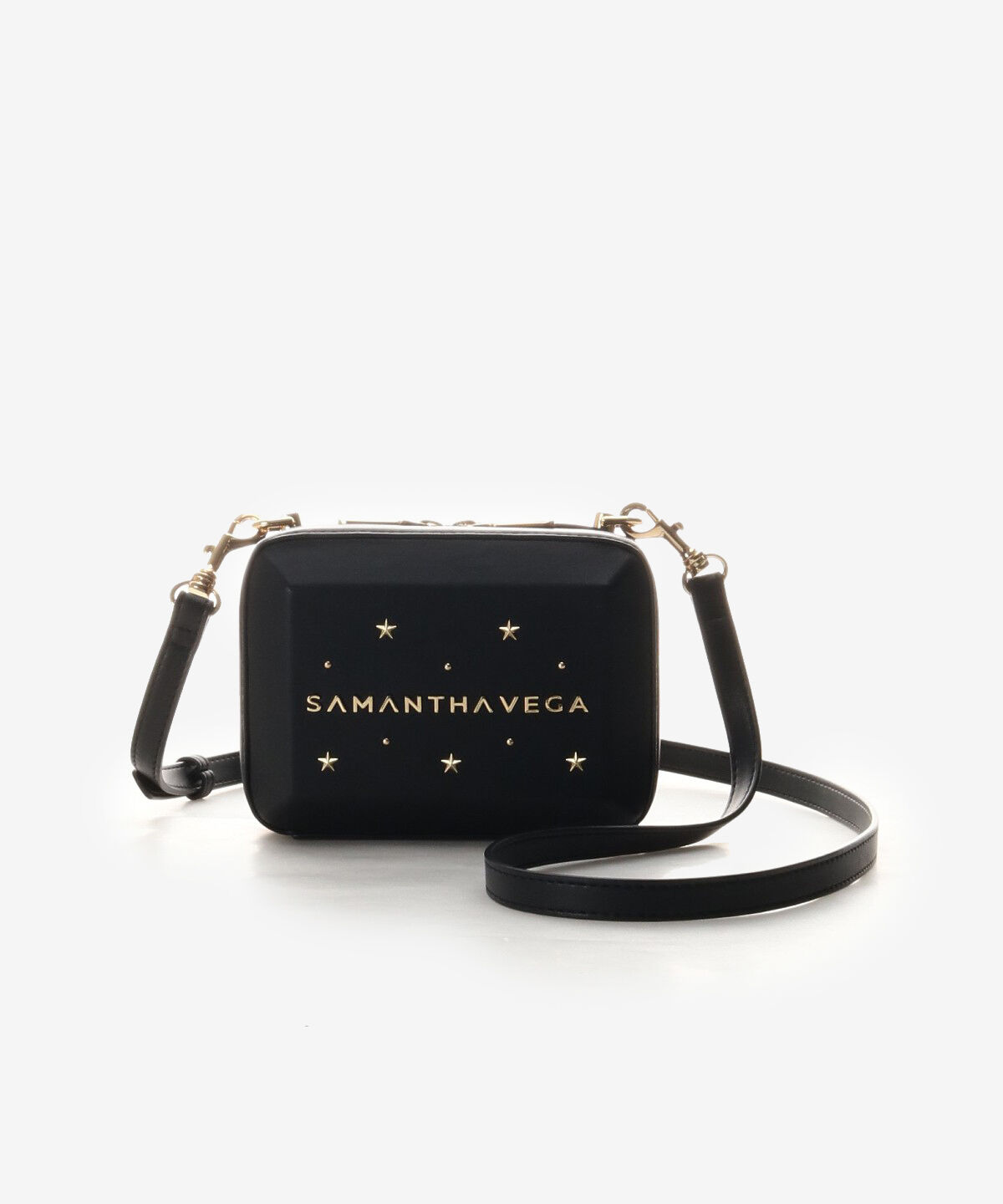 Samantha Vega「ナノスクエアスターストーンショルダーバッグ」|ショルダー・メッセンジャー|ブラック