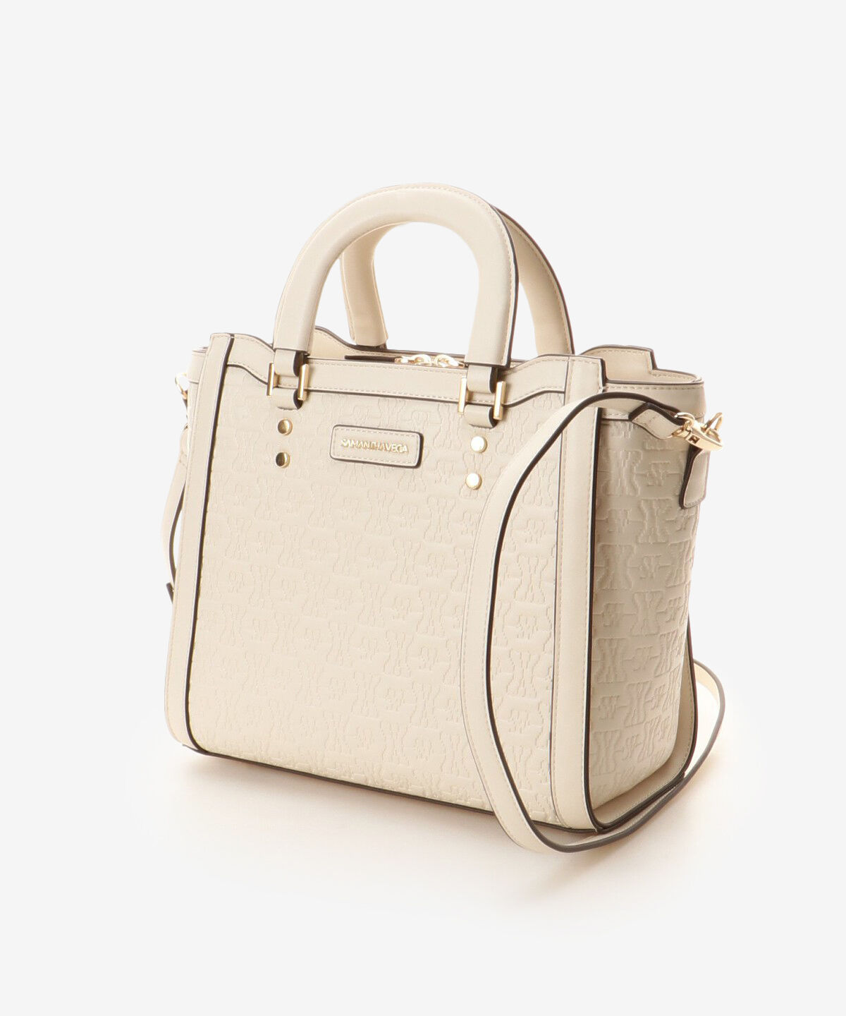 Samantha Vega「エンボスポイントステッチハンドバッグ」|ハンドバッグ|