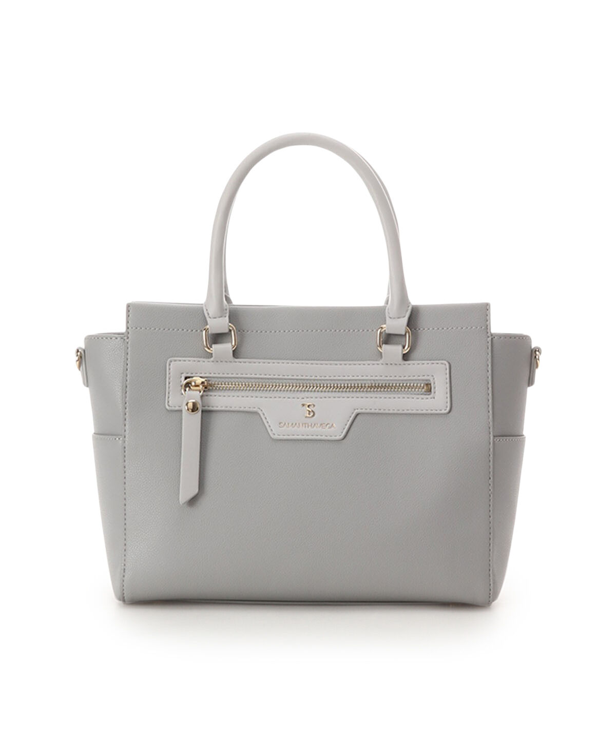 Samantha Vega「スムースBOX型ハンドバッグ」|ハンドバッグ|ダルブルー