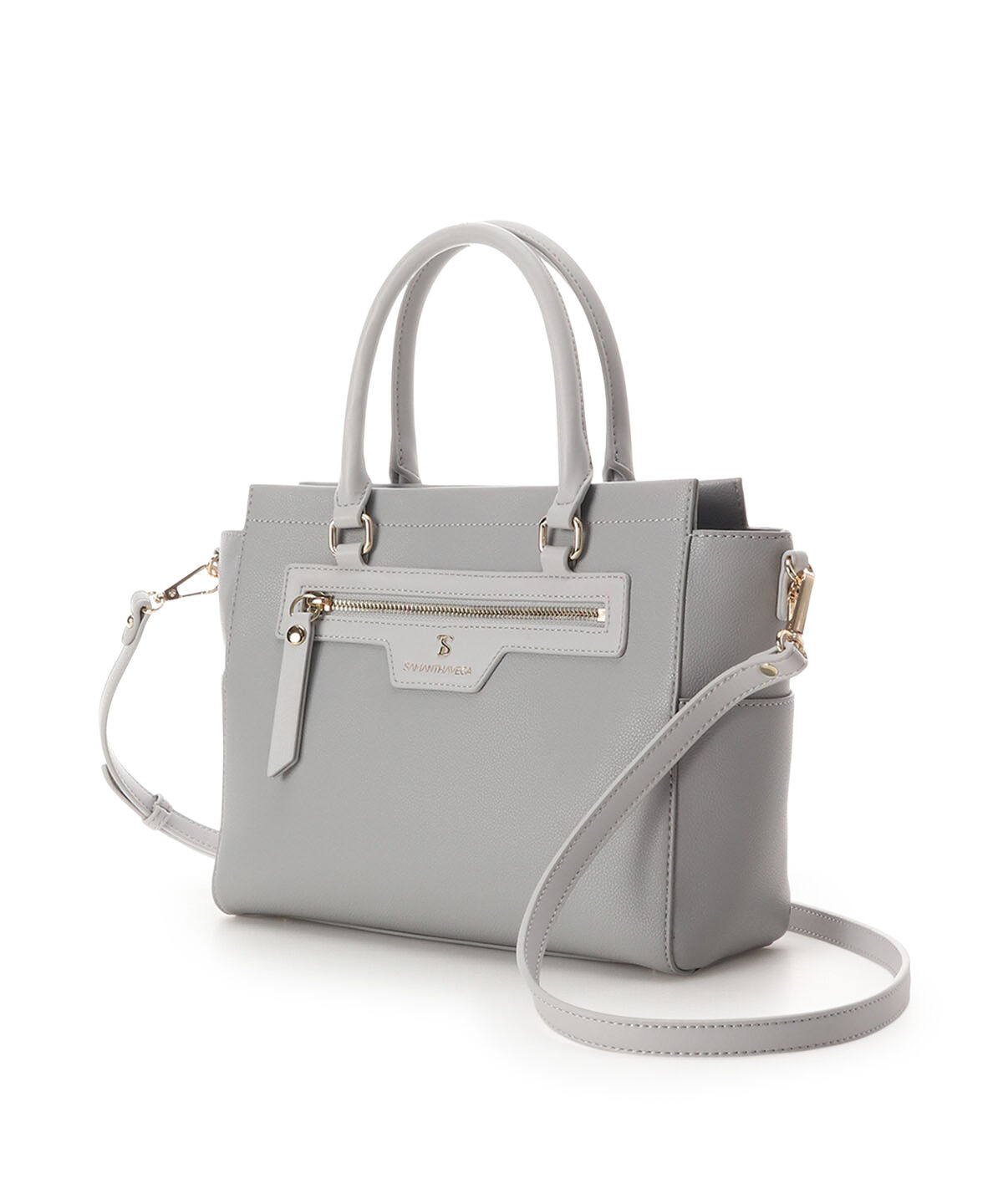 Samantha Vega「スムースBOX型ハンドバッグ」|ハンドバッグ|