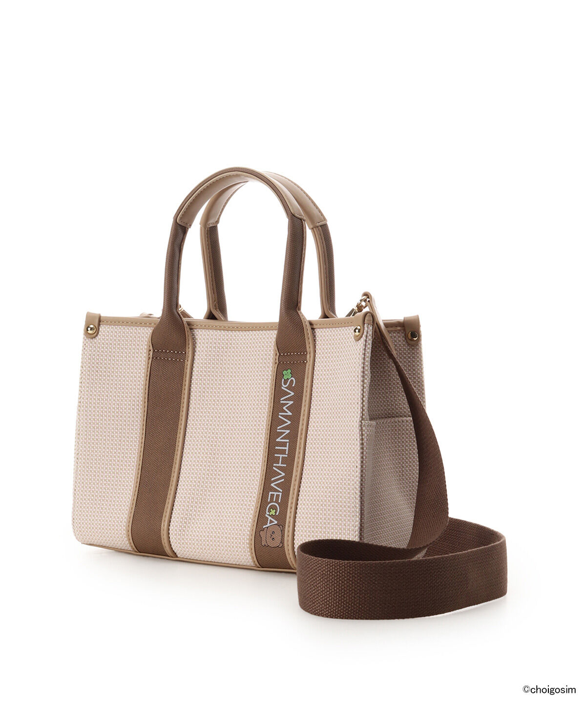 Samantha Vega「チェゴシム&times;SAMANTHAVEGA　「くまゴシム」ロゴテープバッグ」|ハンドバッグ|