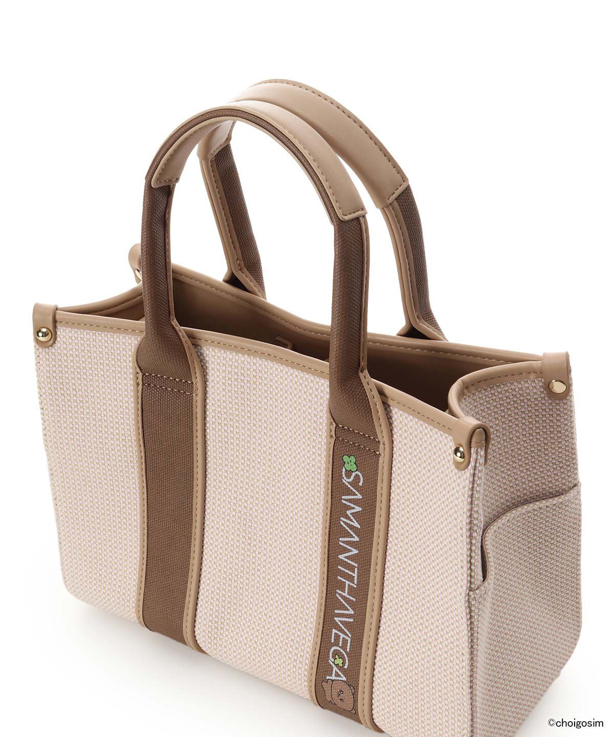 Samantha Vega「チェゴシム&times;SAMANTHAVEGA　「くまゴシム」ロゴテープバッグ」|ハンドバッグ|