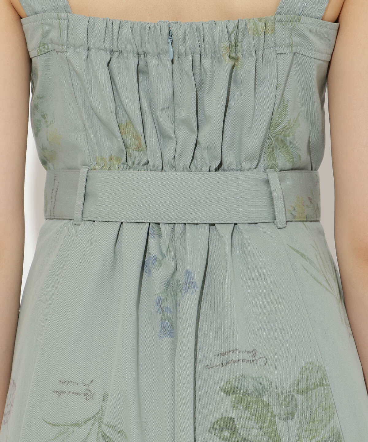 アンドクチュール「オータムフラワートレンチジャンスカ」|ジャンパースカート|