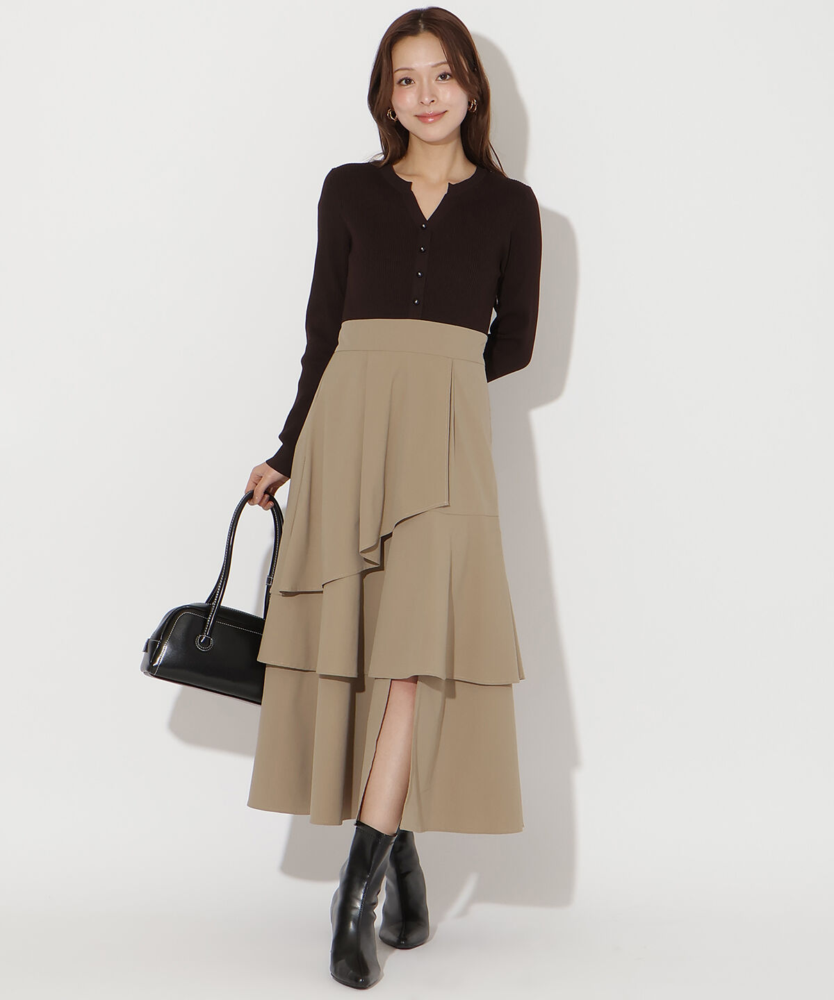 アンドクチュール「イレギュラーヘムドッキングワンピース」|ワンピース|