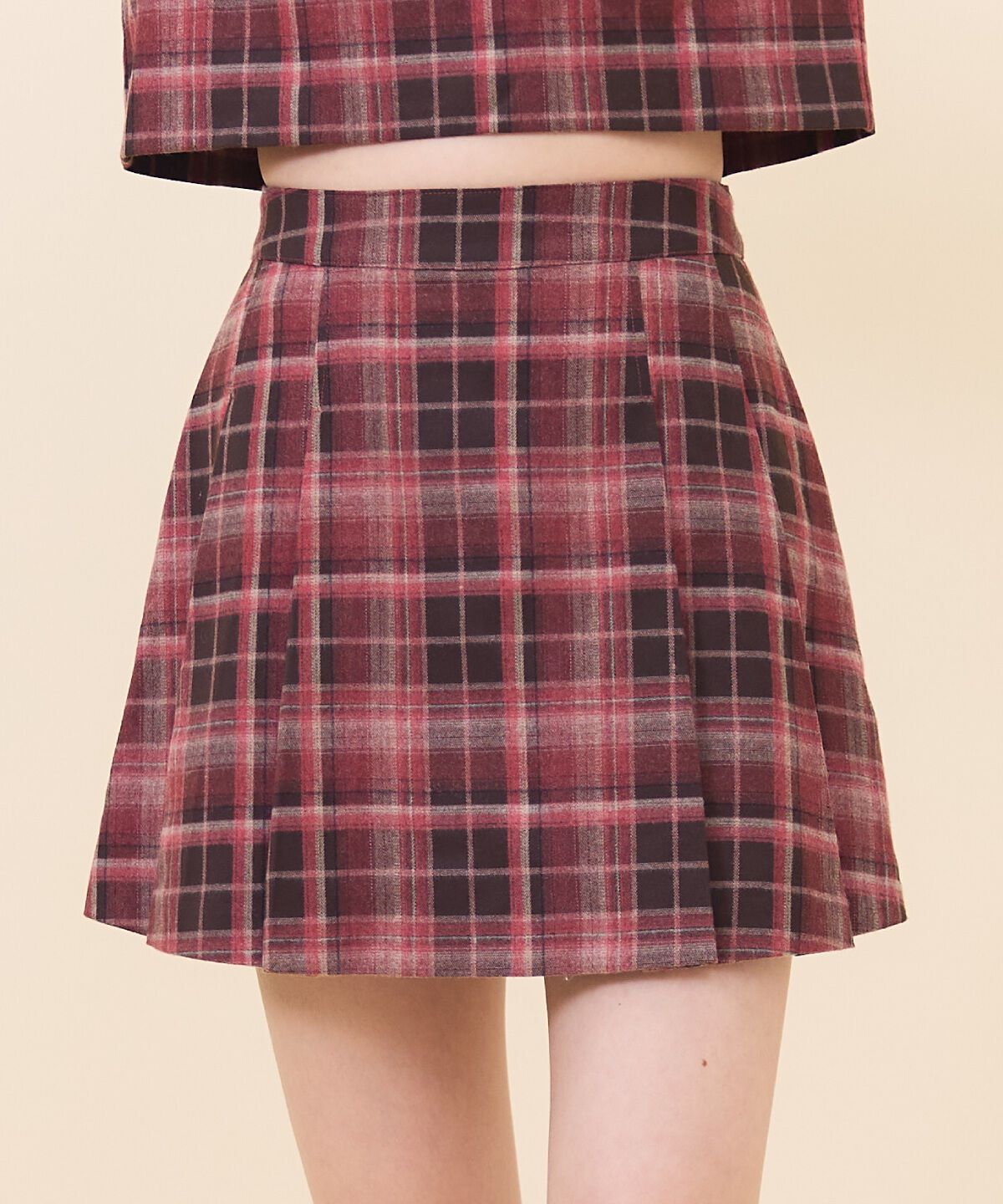 REDYAZEL「チェックプリーツスカショーパン」|キュロット|