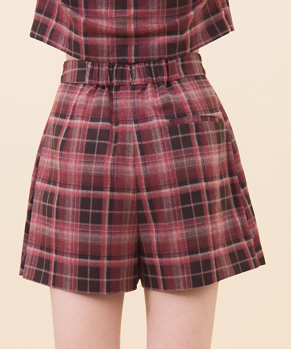 REDYAZEL「チェックプリーツスカショーパン」|キュロット|