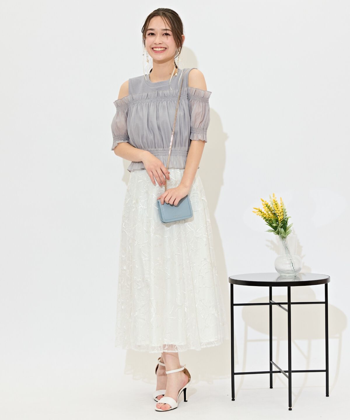 WILLSELECTION「レイヤード風オフショルカットトップス」|Tシャツ・カットソー|