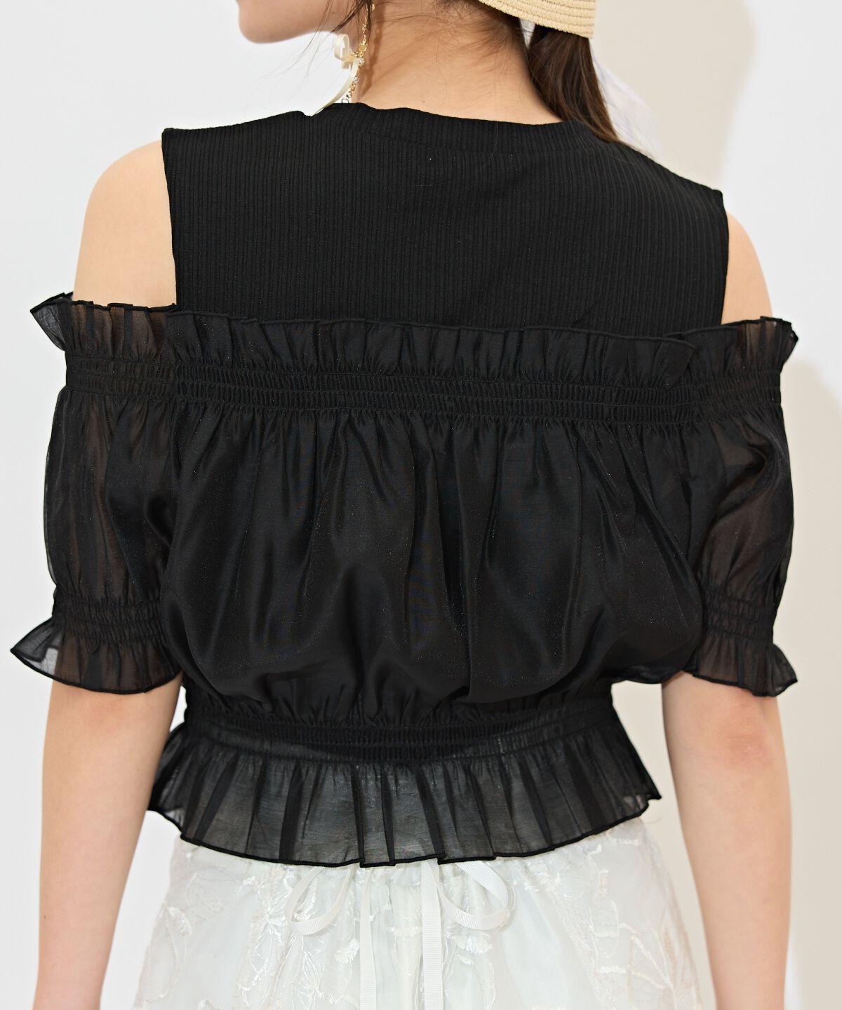 WILLSELECTION「レイヤード風オフショルカットトップス」|Tシャツ・カットソー|