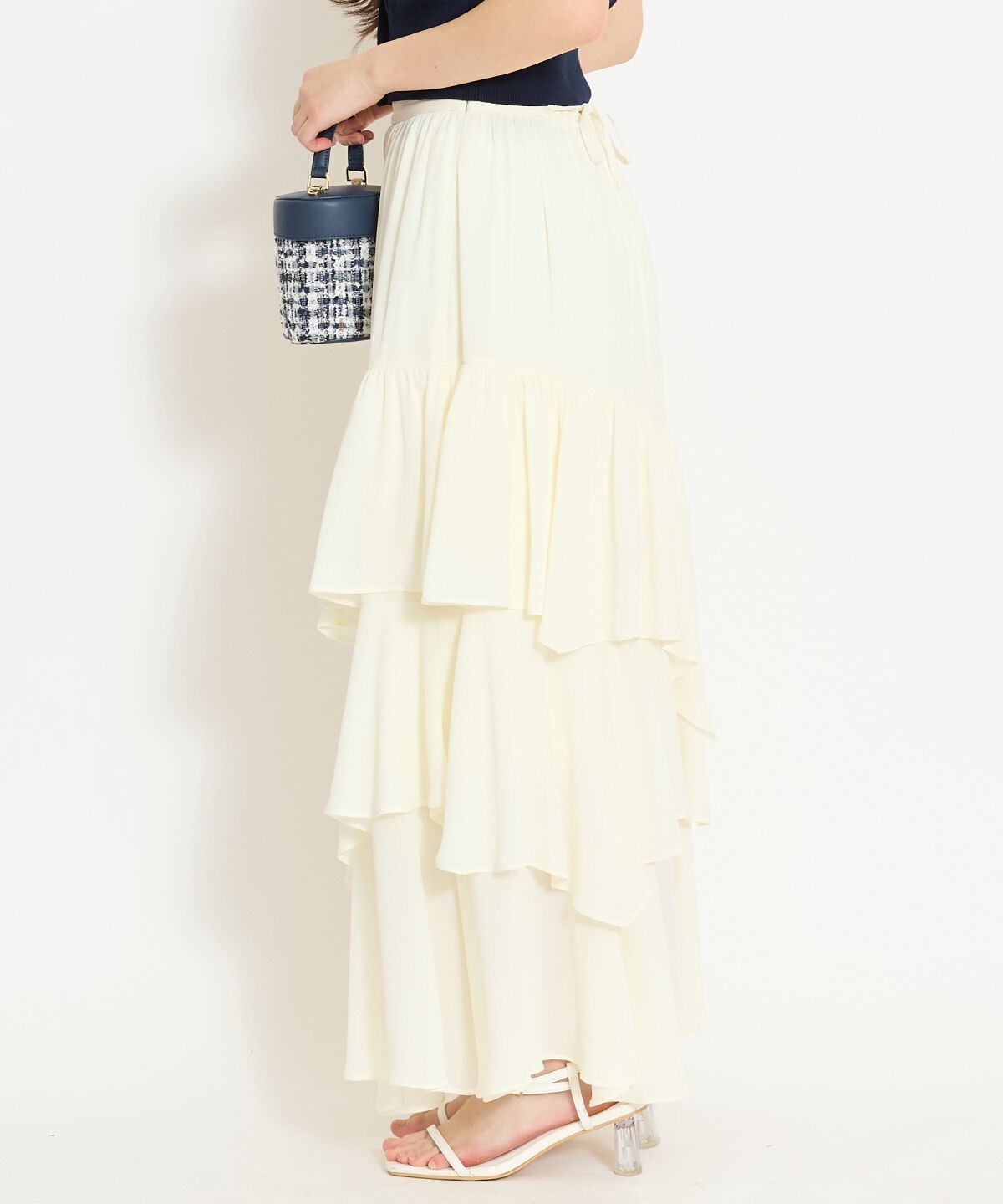 WILLSELECTION「アシメティアードスカート」|フレア|