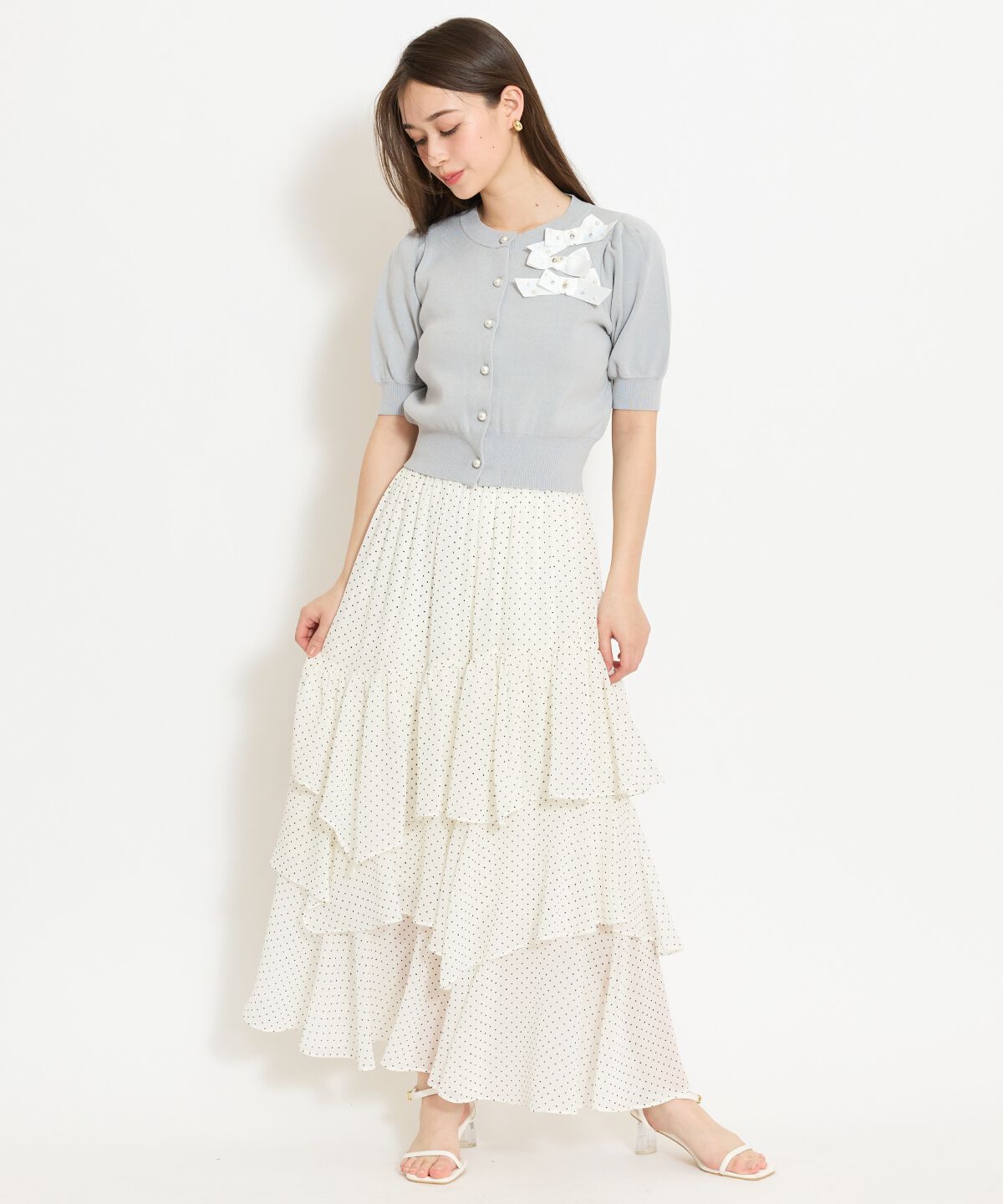 WILLSELECTION「アシメティアードスカート」|フレア|