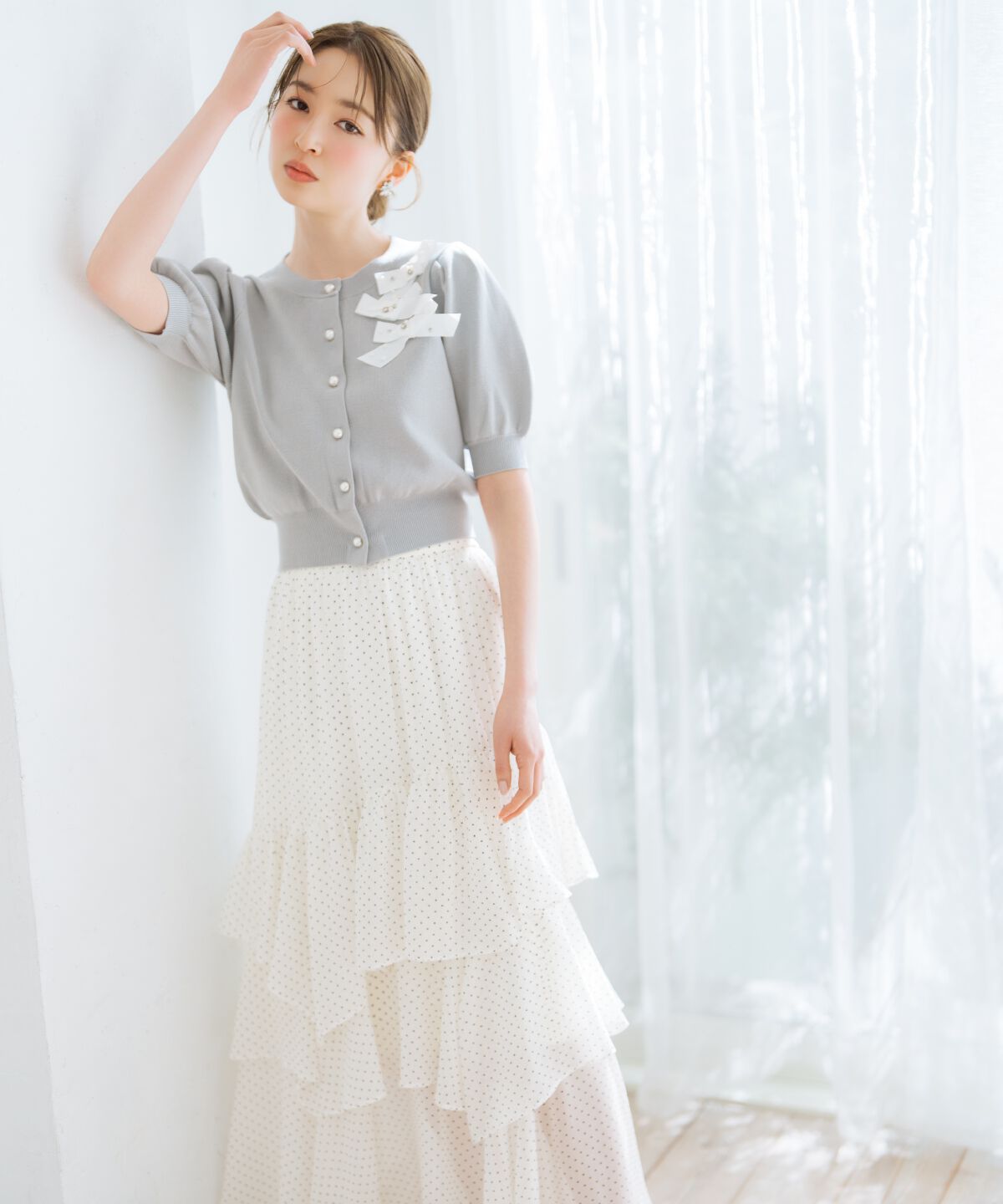 WILLSELECTION「アシメティアードスカート」|フレア|