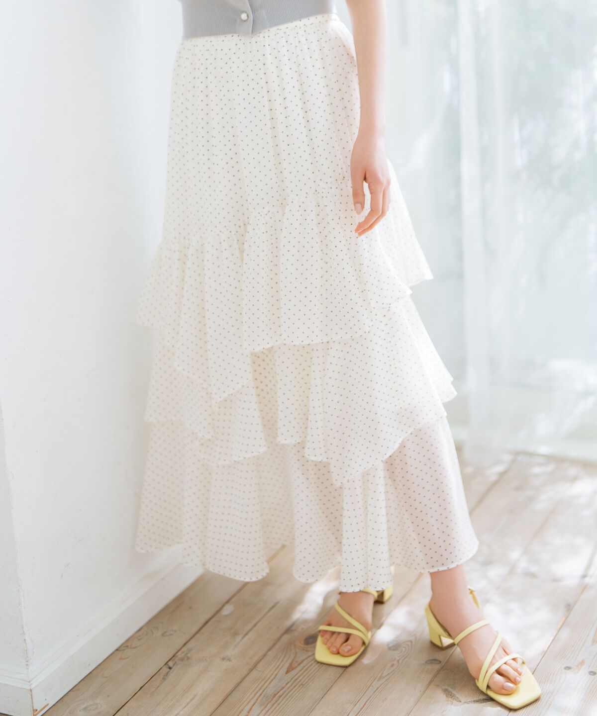 WILLSELECTION「アシメティアードスカート」|フレア|