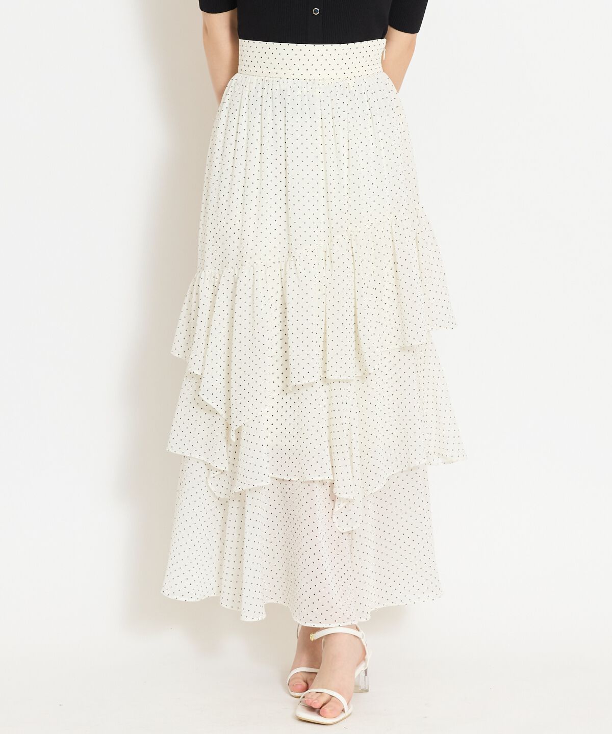 WILLSELECTION「アシメティアードスカート」|フレア|