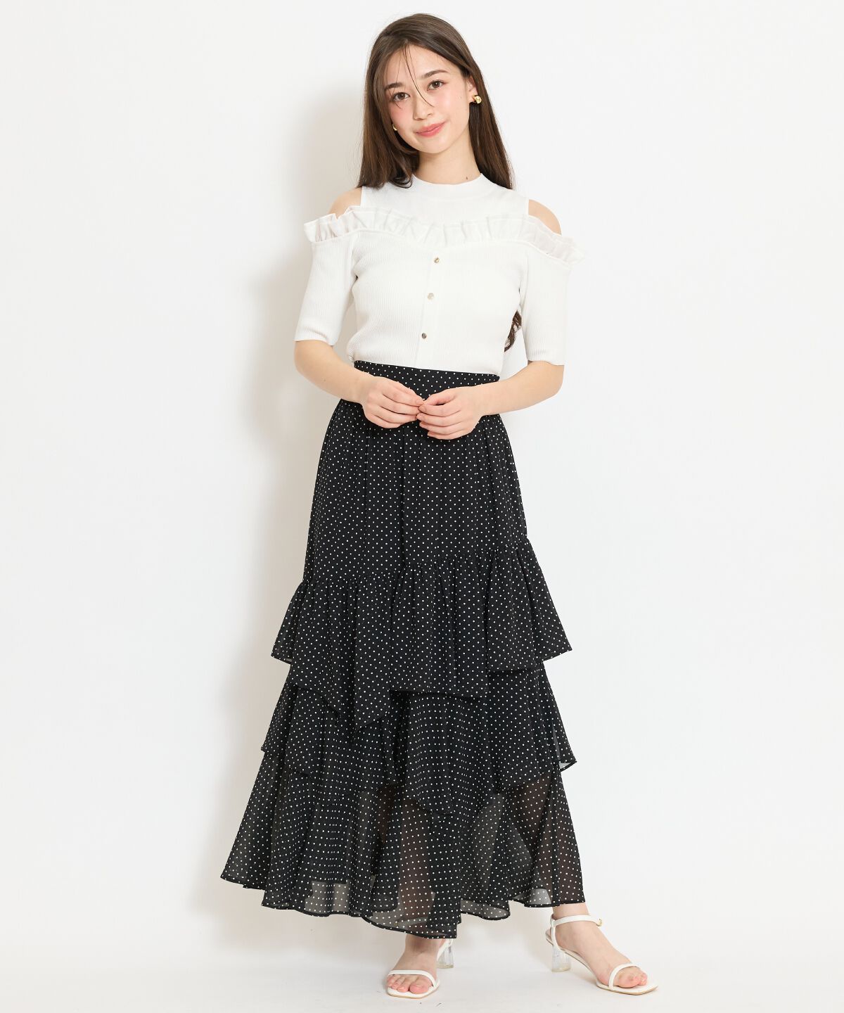 WILLSELECTION「アシメティアードスカート」|フレア|