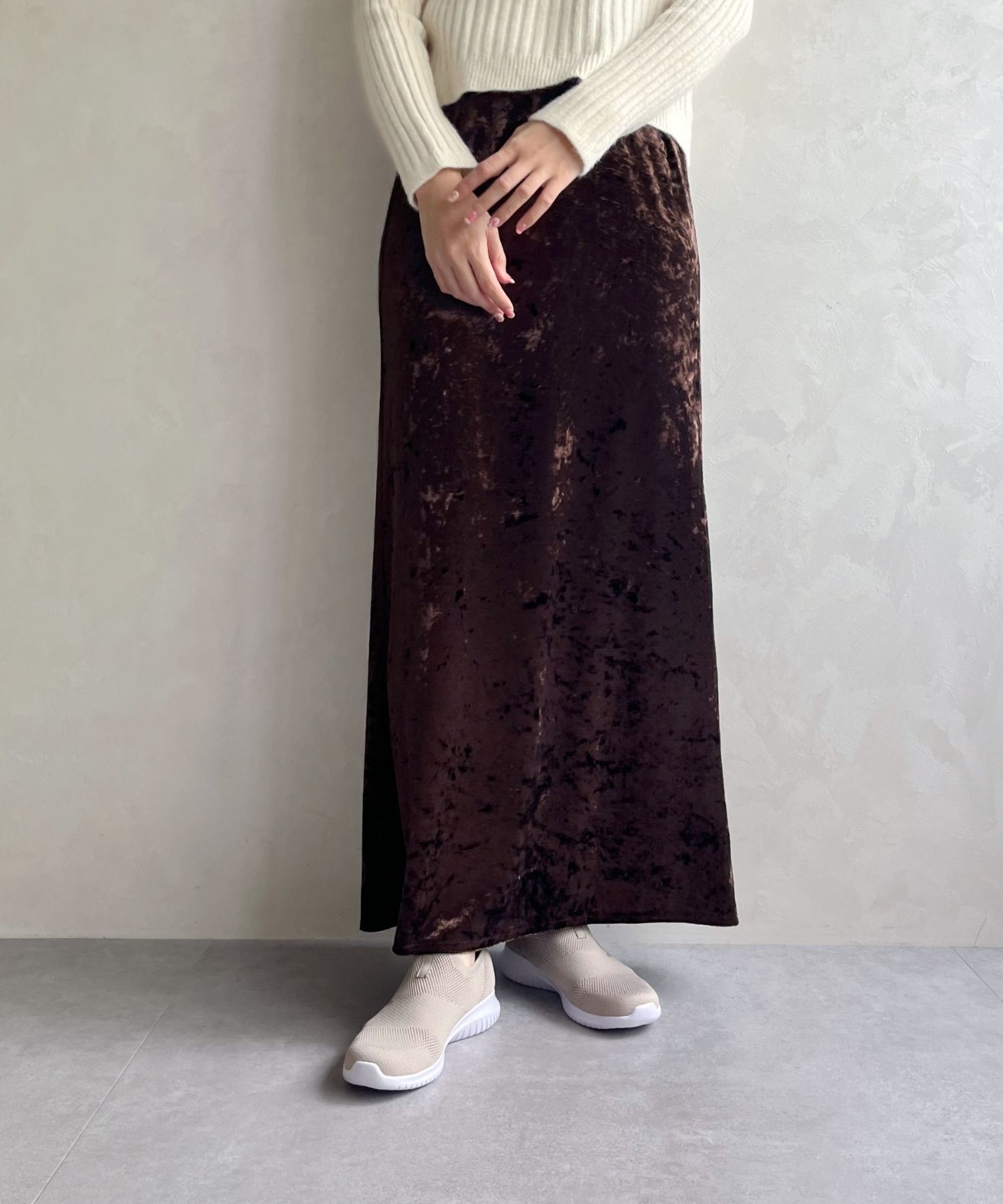 ORiental TRaffic「【累計19万足突破 】 ニット スニーカー /3709 柔らかい 伸縮性 軽量」|スニーカー|