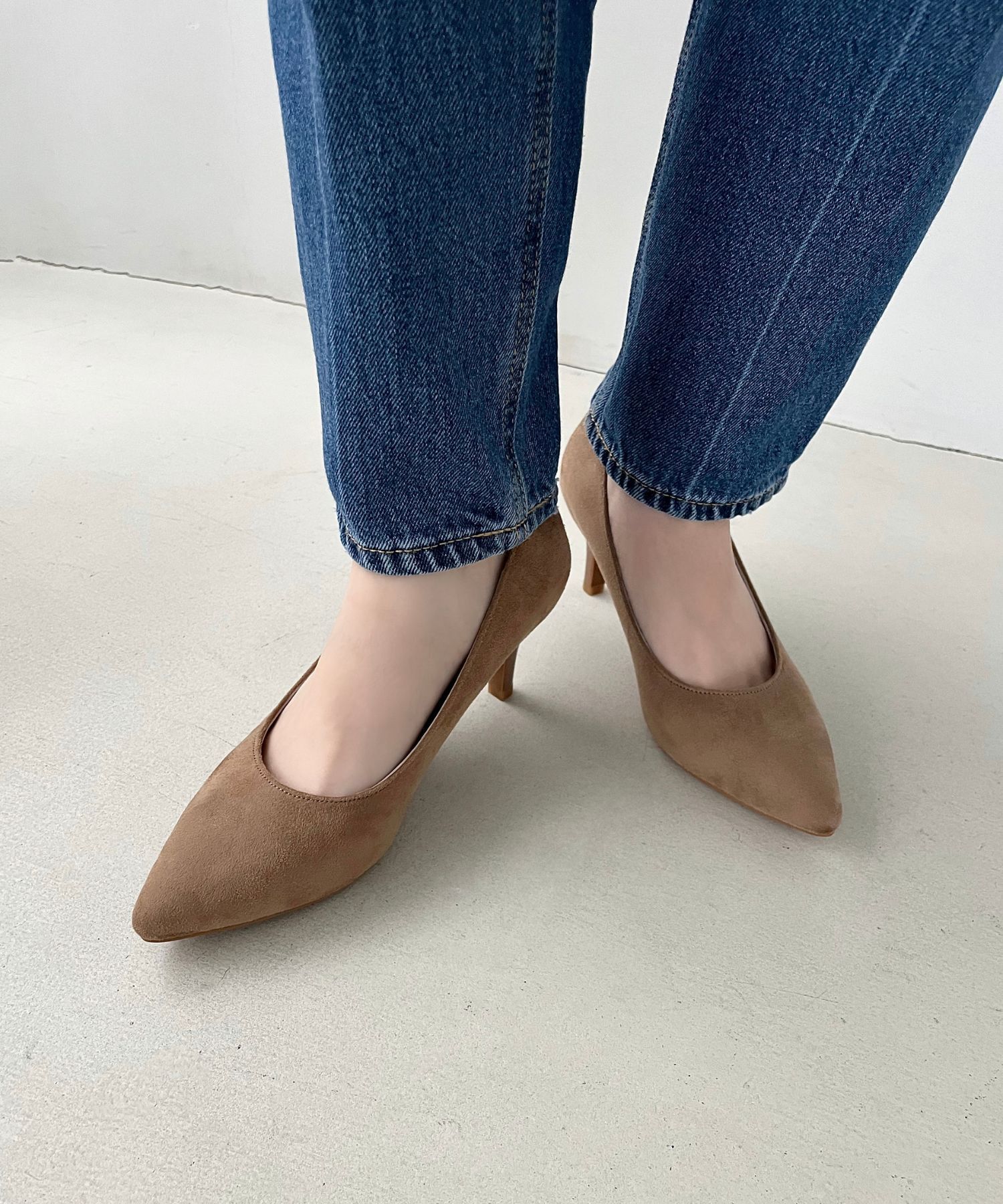 ORiental TRaffic「【跳べるパンプス/シリーズ累計１５０万足突破】 ポインテッドトゥ ヒール パンプス /R-3201 クッション」|パンプス|