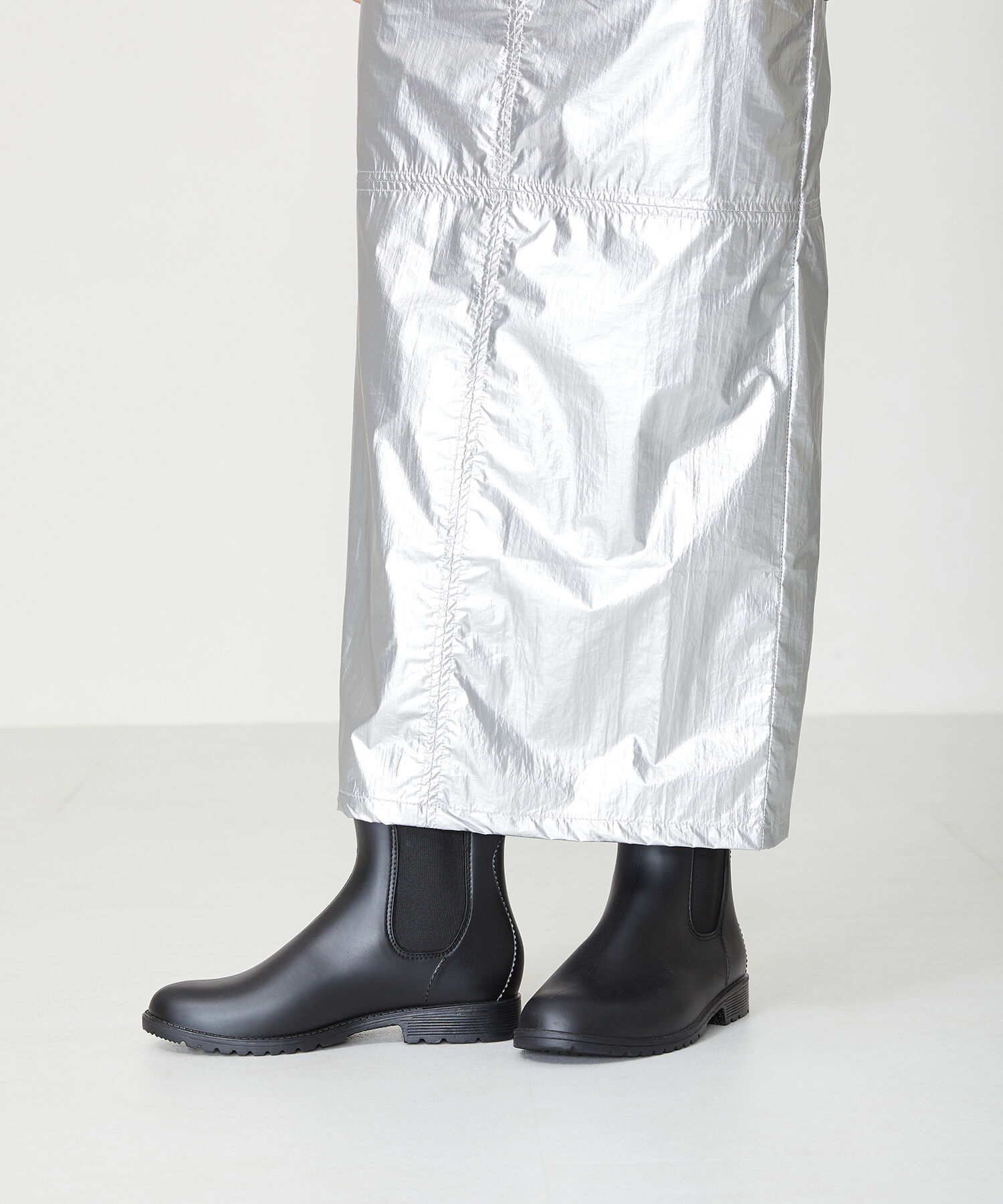 ORiental TRaffic「【累計6万足突破/ 防水 】 サイドゴア ラバー レインブーツ /R-0015 レインシューズ ショートブーツ」|レインシューズ|