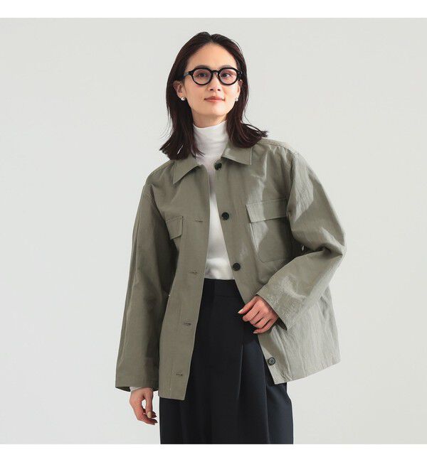 Demi-Luxe BEAMS 「ナチュラル ワッシャー ブルゾン」|ブルゾン・スタジャン|