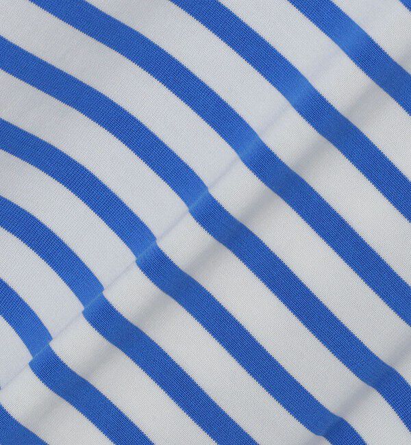 SHIPS「BATEAUX DE SHIPS: スーピマコットン 18ゲージ ボーダー クルーネック ニット」|ニット・セーター|