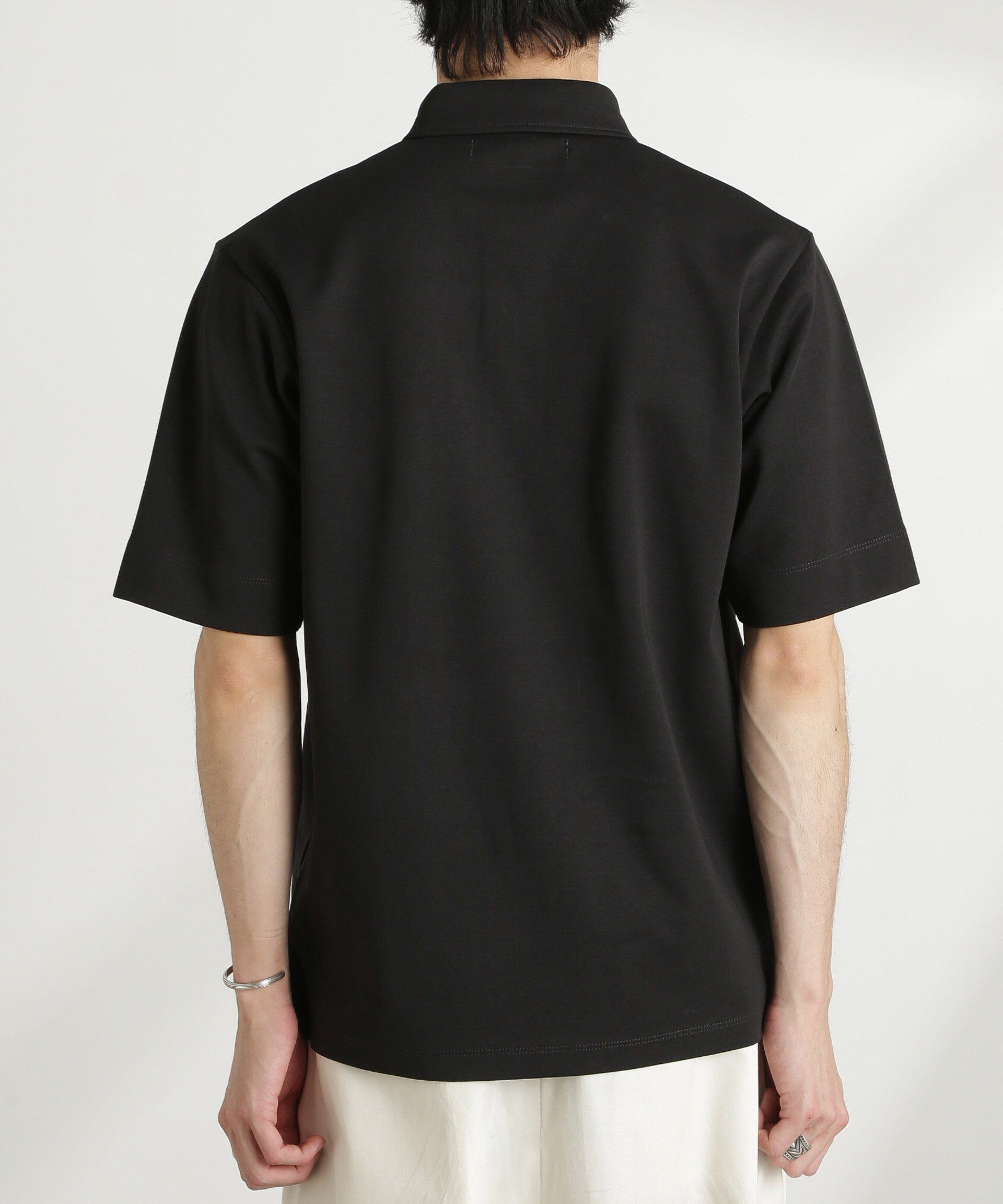 nano･universe「ダブルスムース比翼ポロ」|Tシャツ・カットソー|