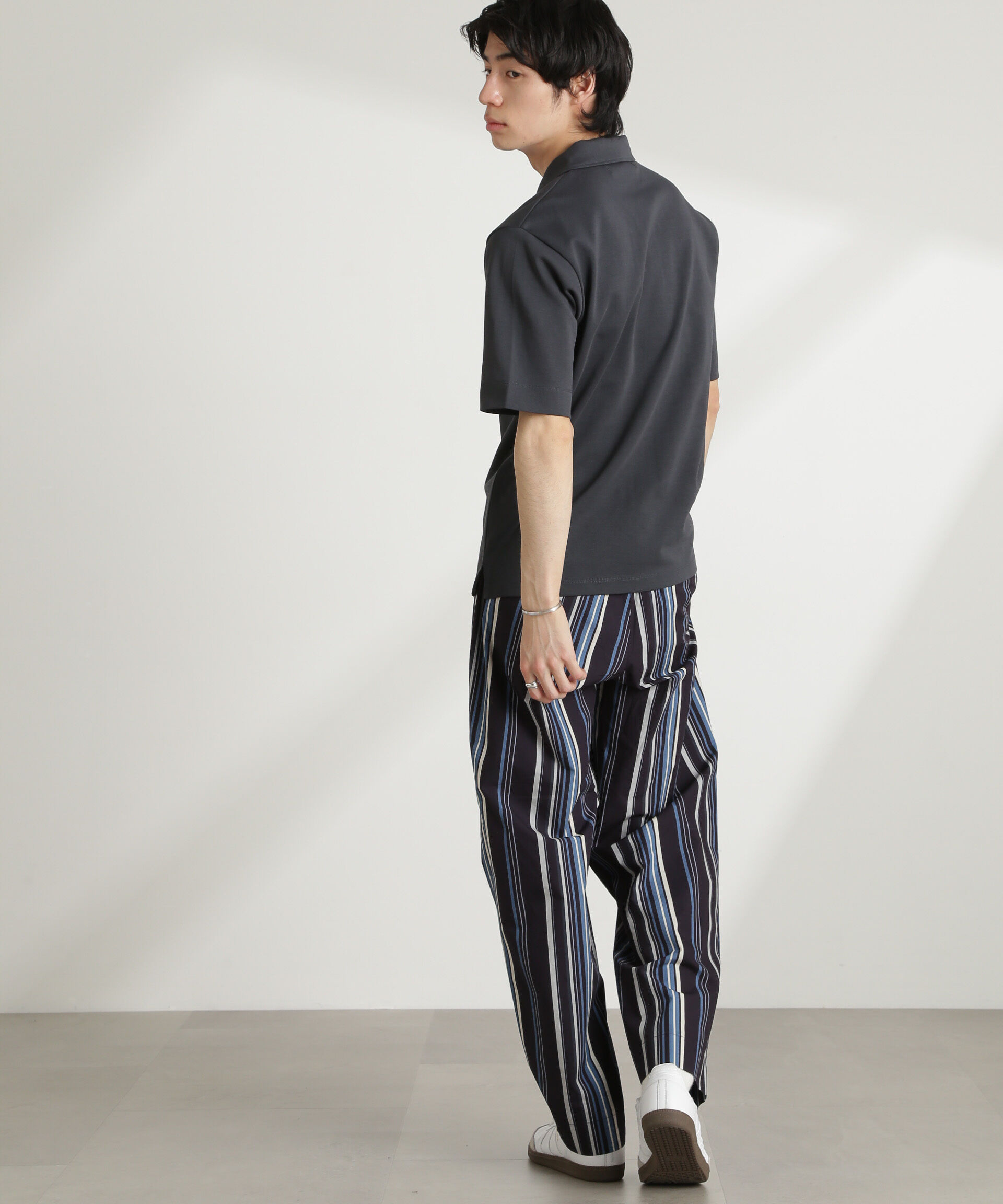 nano･universe「ダブルスムース比翼ポロ」|Tシャツ・カットソー|