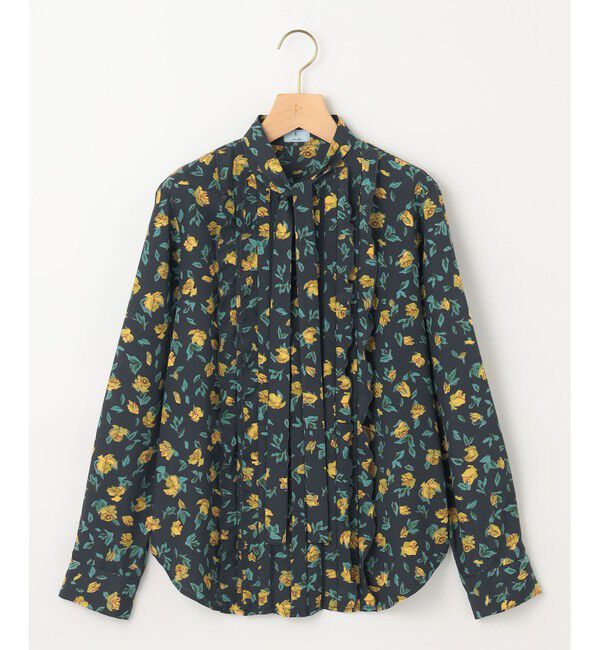 組曲「カッティングローズプリント フリルブラウス」|シャツ・ブラウス|