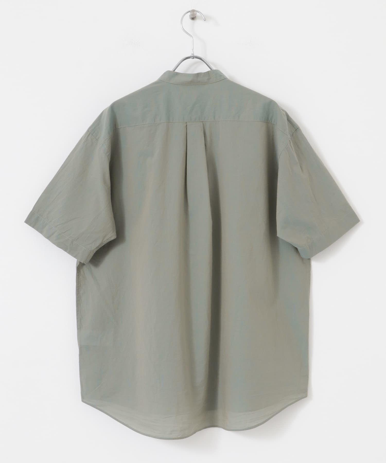 URBAN RESEARCH DOORS「玉虫シャンブレー バンドカラーシャツ」|シャツ・ブラウス|