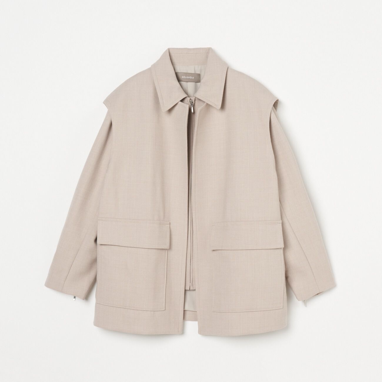 HELIOPOLE「HELIOPOLE LAYER JACKET」|デニムジャケット|ベージュ