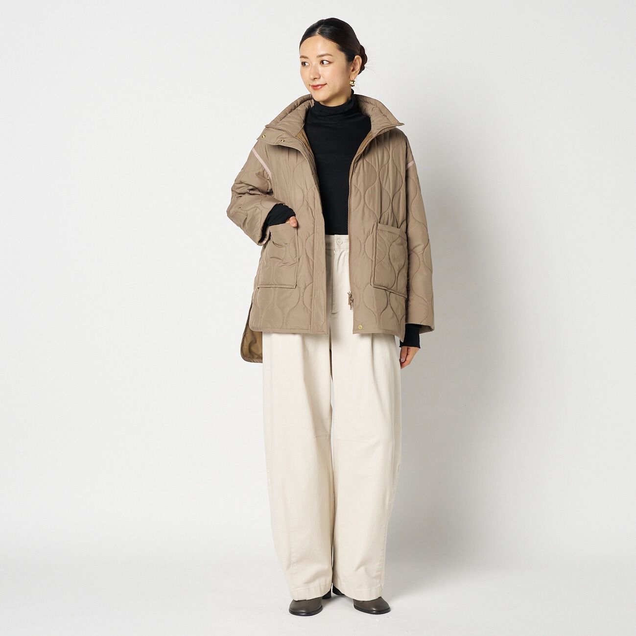 HELIOPOLE「HELIOPOLE QUILTED MILITARY BLOUSON」|ブルゾン・スタジャン|