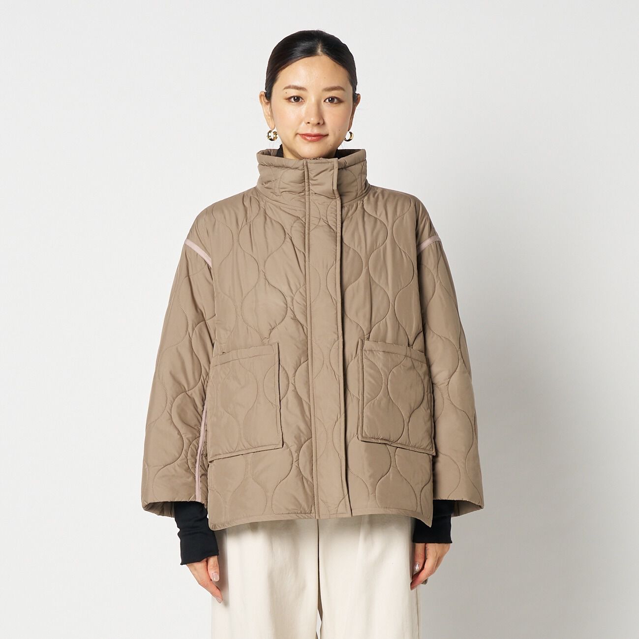 HELIOPOLE「HELIOPOLE QUILTED MILITARY BLOUSON」|ブルゾン・スタジャン|