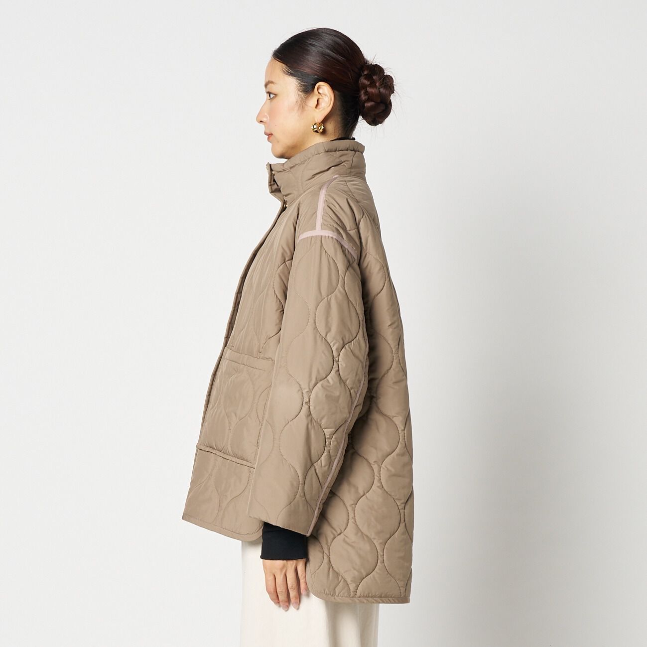 HELIOPOLE「HELIOPOLE QUILTED MILITARY BLOUSON」|ブルゾン・スタジャン|