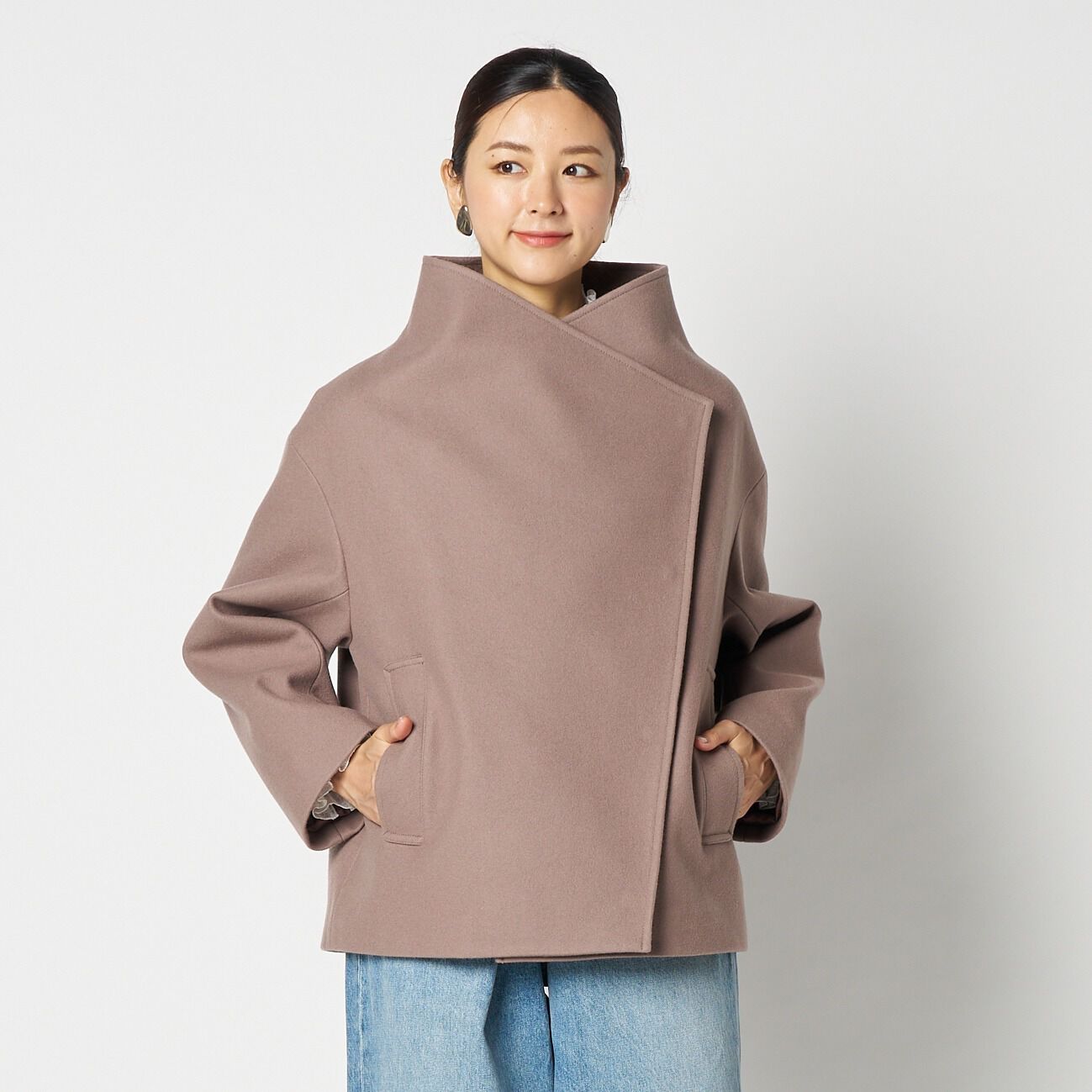 HELIOPOLE「HELIOPOLE WOOL STAND COLLAR BLOUSON」|ブルゾン・スタジャン|