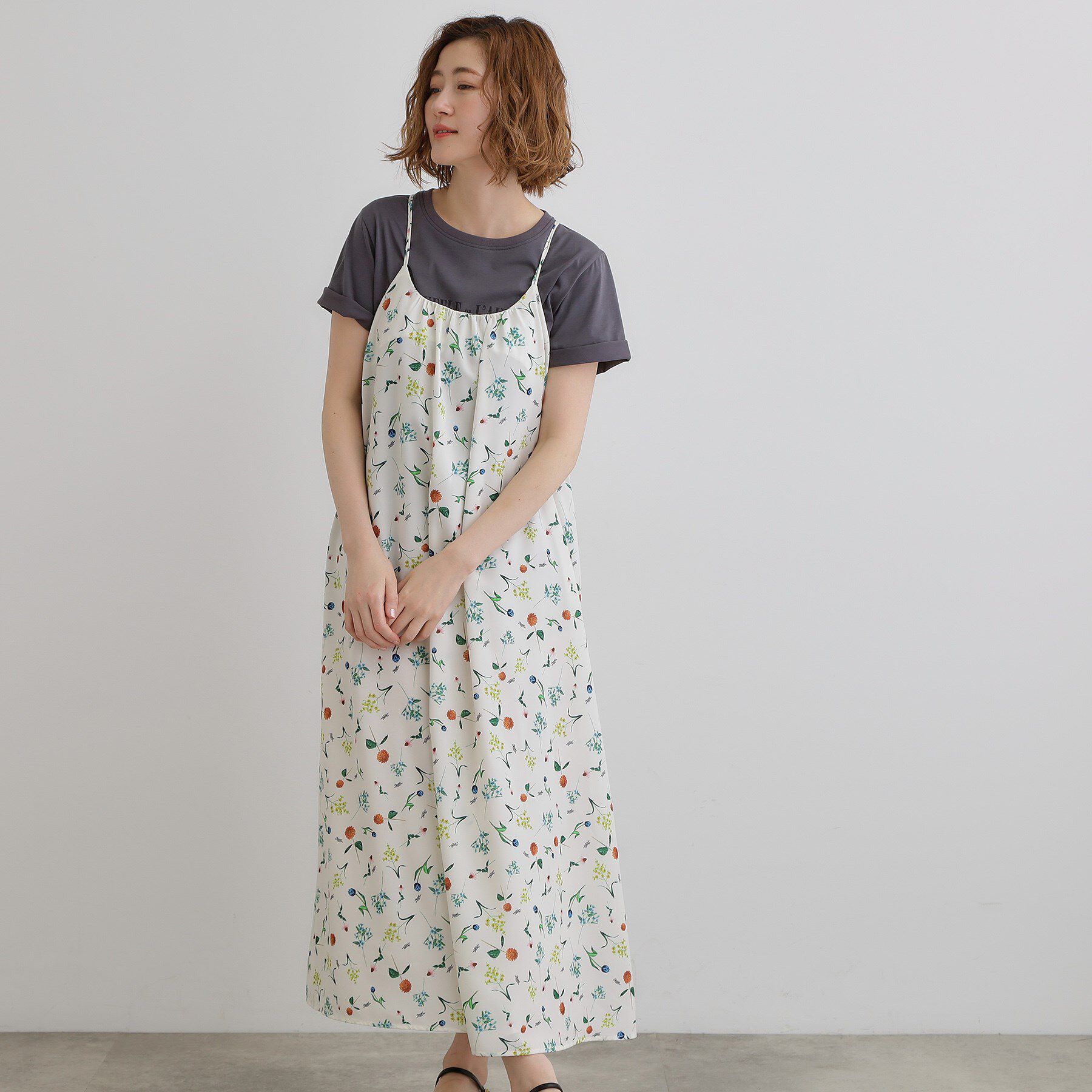 grove「【コラボITEM】DILIGENCE PARLOUR キャミワンピース」|ワンピース|