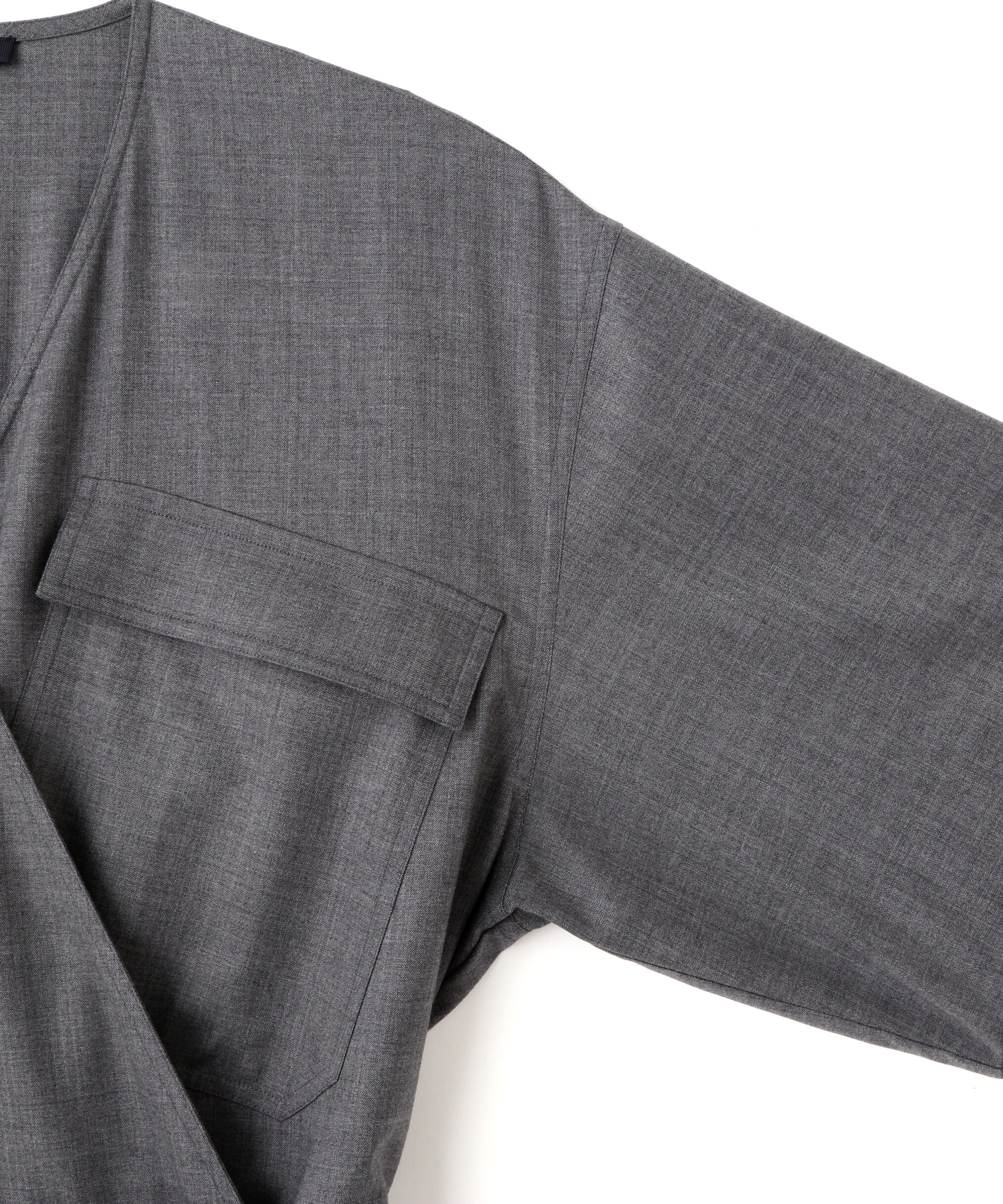 YLEVE 「YLEVE / SUPER120'S CHAMBRAY WOOL ALL IN ONE」|ワンピース|