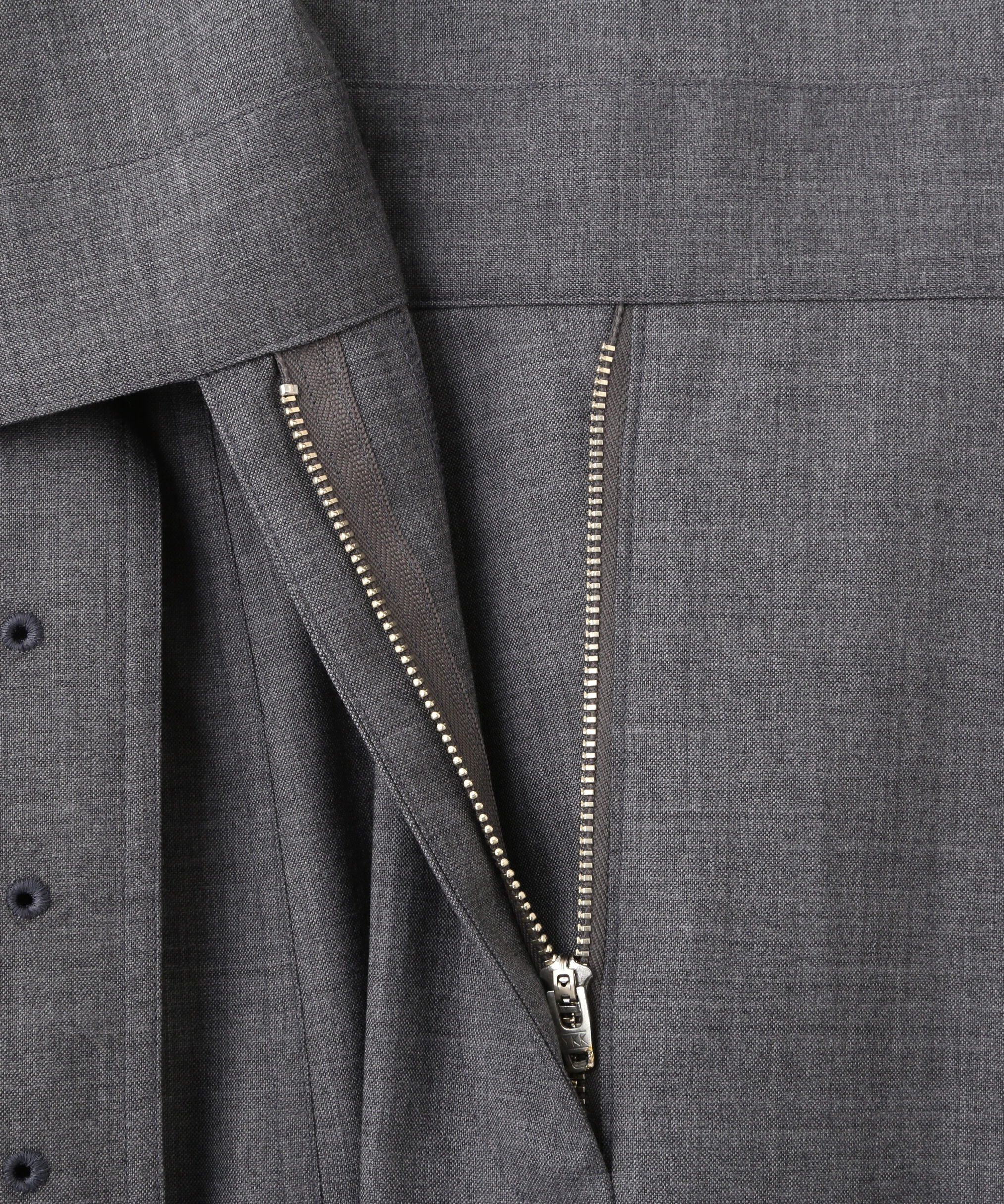 YLEVE 「YLEVE / SUPER120'S CHAMBRAY WOOL ALL IN ONE」|ワンピース|