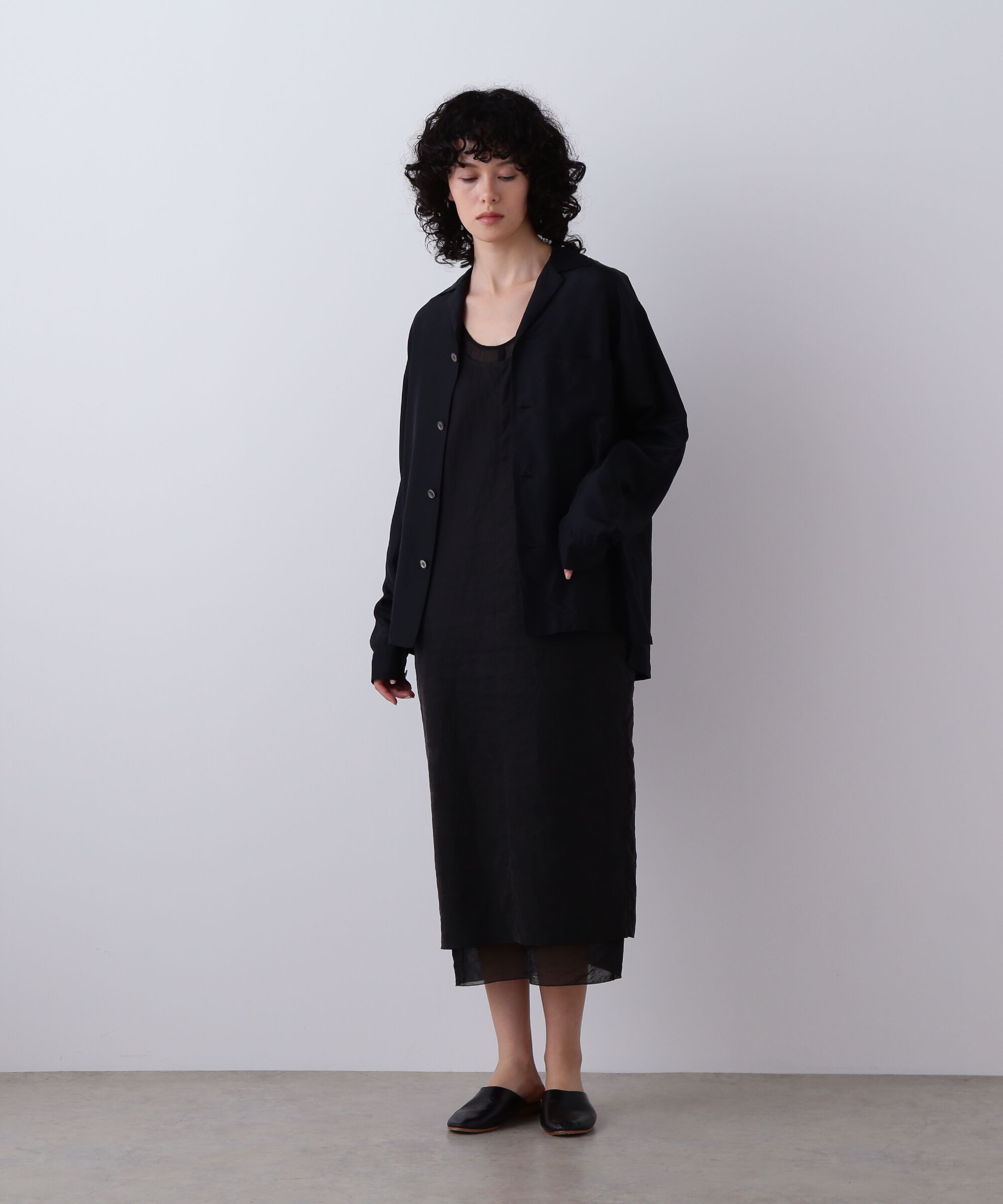 YLEVE 「YLEVE / SILK HABUTAE PAJAMA SHIRT」|シャツ・ブラウス|