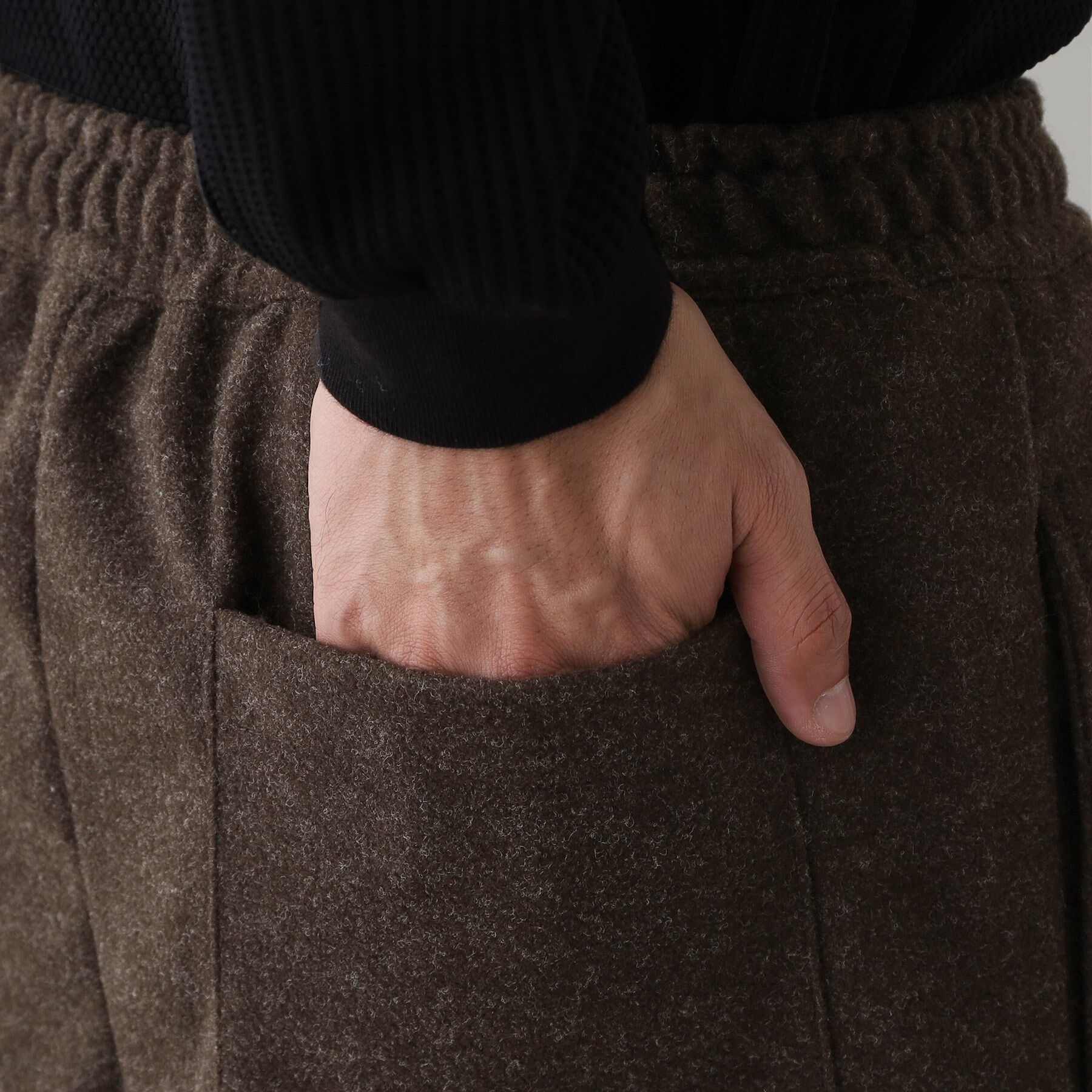 Dessin「【ウエストゴム/洗える】メルトンジャージパンツ」|その他|