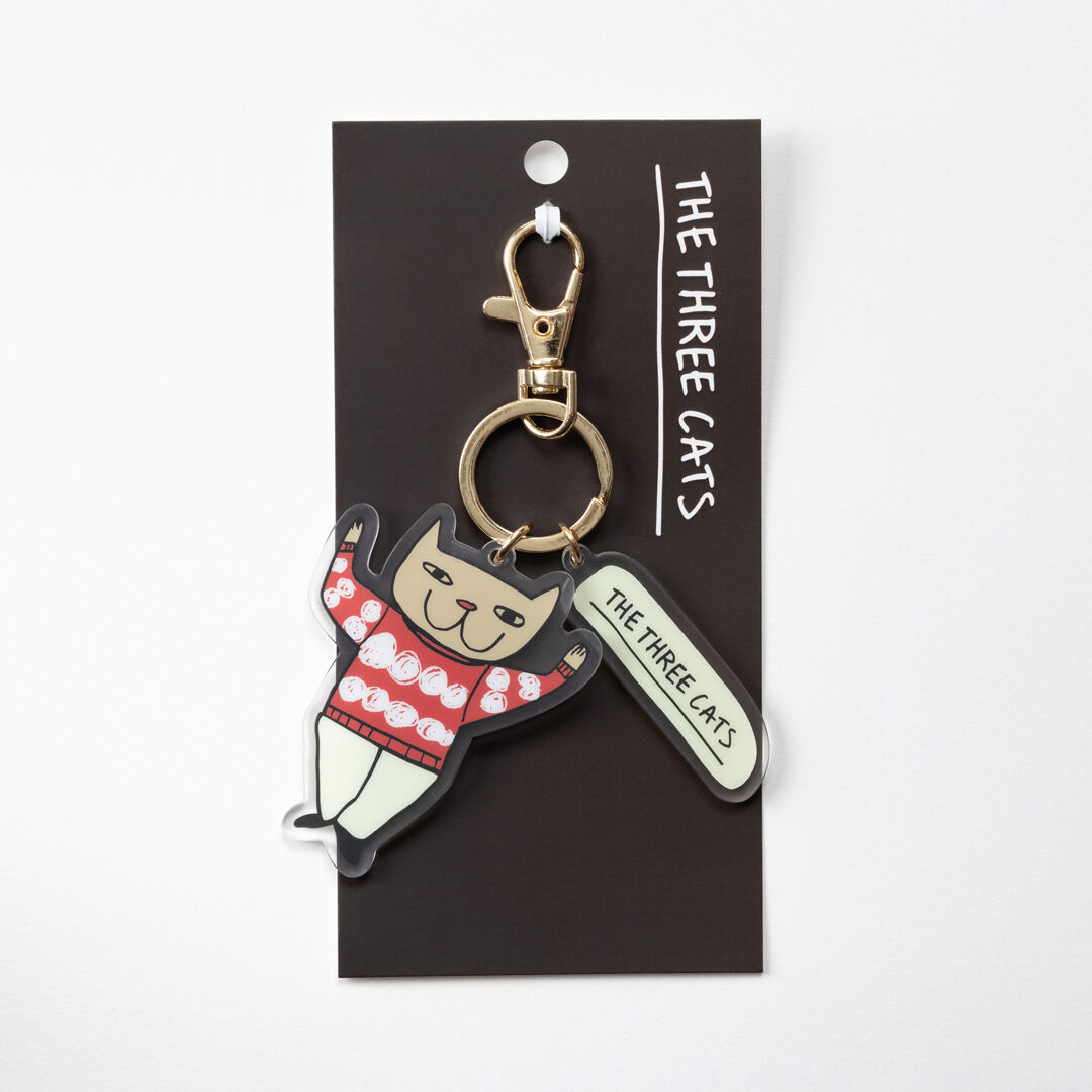 「THE THREE CATS アクリルキーホルダー」|チャーム・キーホルダー|