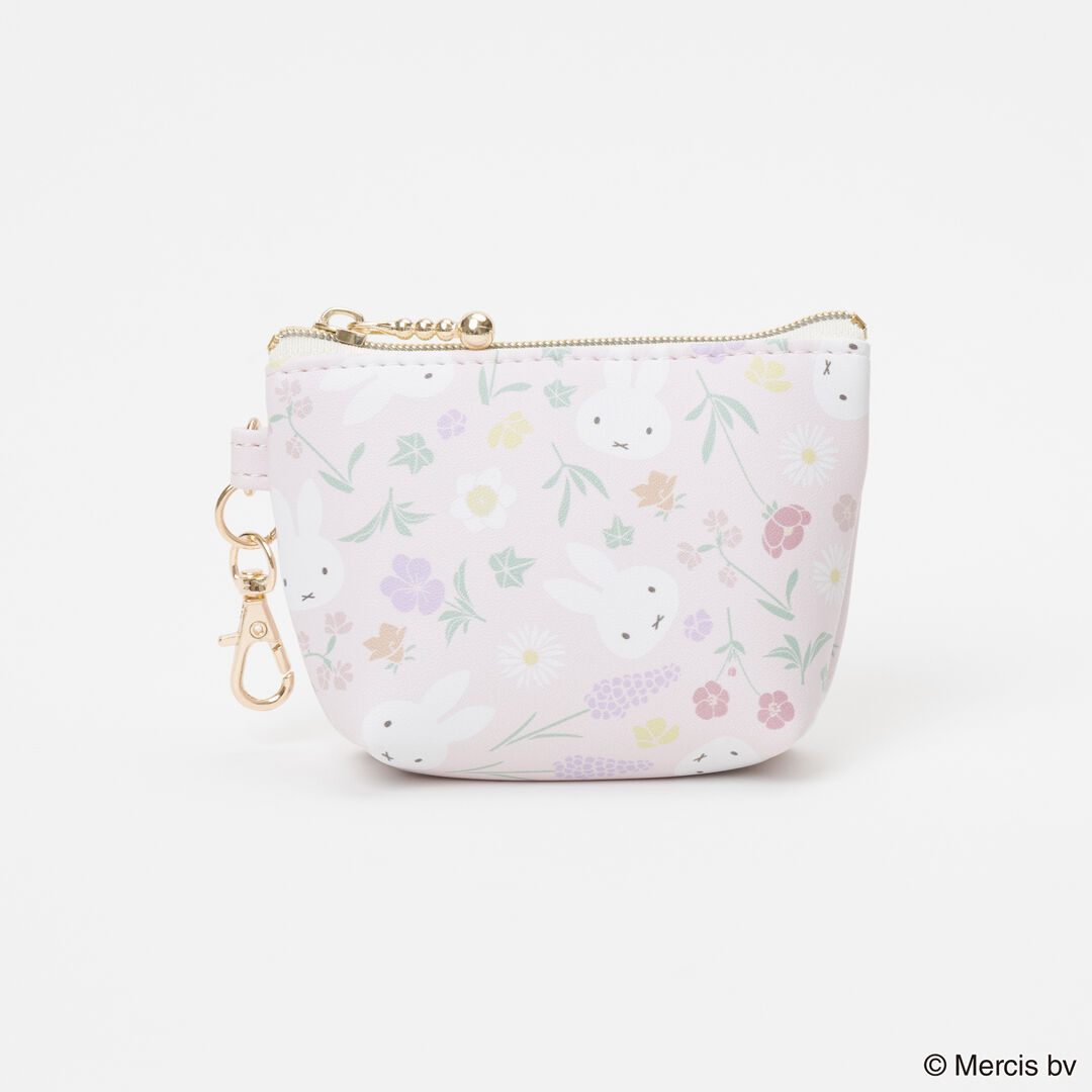  「MIFFY Floral pattern マイクロ台形ポーチ」|ポーチ|
