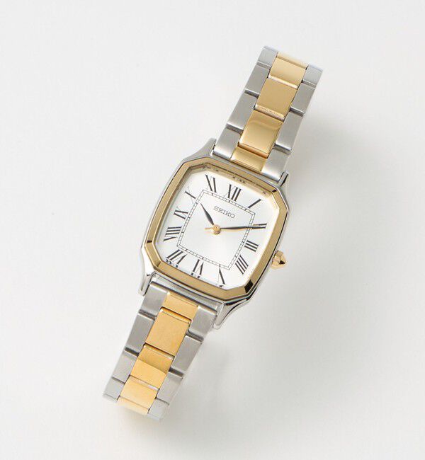 UNITED ARROWS「【別注】＜SEIKO＞スクエア 2トーン メタル 腕時計」|腕時計|