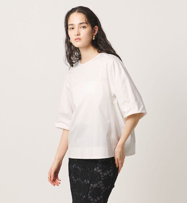 UNITED ARROWS「トリコット フォーム Tシャツ」|Tシャツ・カットソー|