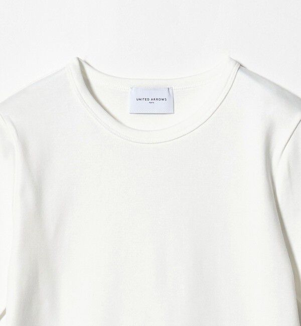 UNITED ARROWS「５分袖 コットン フライス Tシャツ」|Tシャツ・カットソー|