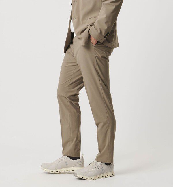 UNITED ARROWS「ライトパーテックス ノープリーツ パンツ UA COZY ウォッシャブル 2WAYストレッチ」|スラックス|