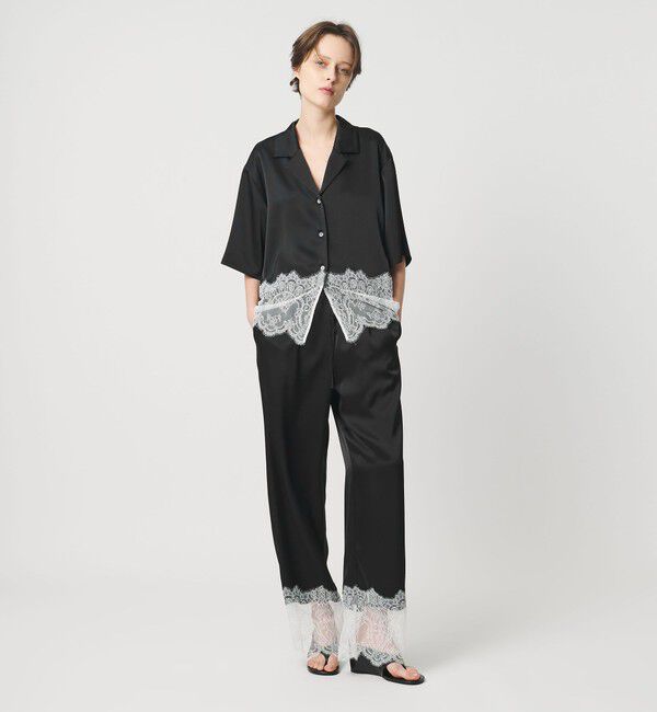 AEWEN MATOPH「＜AEWEN MATOPH＞サテンレース コンビイージーパンツ」|その他|