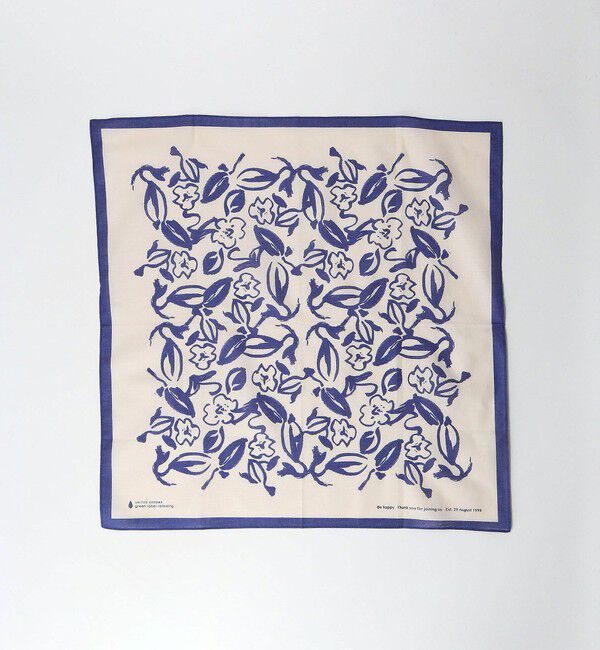 UNITED ARROWS green label relaxing「GLR Be happy ハンカチ」|バンダナ・スカーフ|