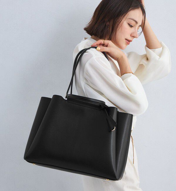 UNITED ARROWS green label relaxing「【WEB限定】NEW ダブルハンドルトートバッグ / A4 / 通勤 / PCバッグ付き」|ショルダー・メッセンジャー|